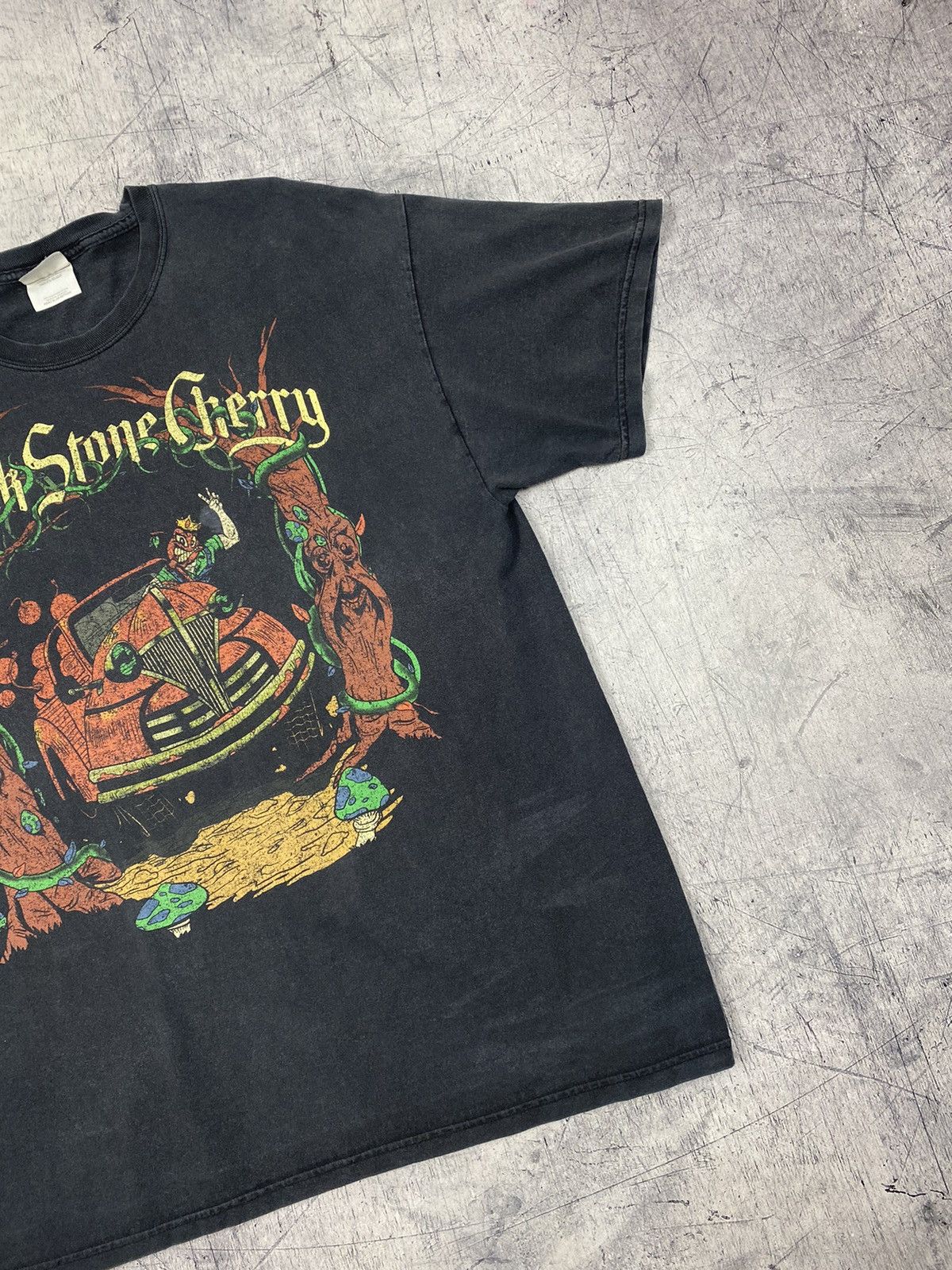 Vintage Vintage Black Stone Cherry Concert Rock Metal Band tee Size US XL / EU 56 / 4 - 4 Thumbnail