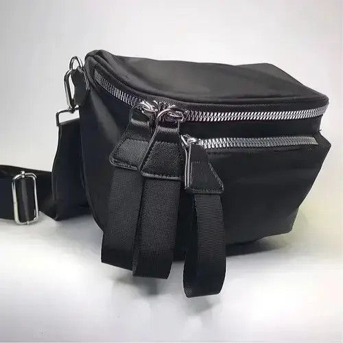 Fashion Zip Shoulder Side Bag Crossbody in Green, Men's