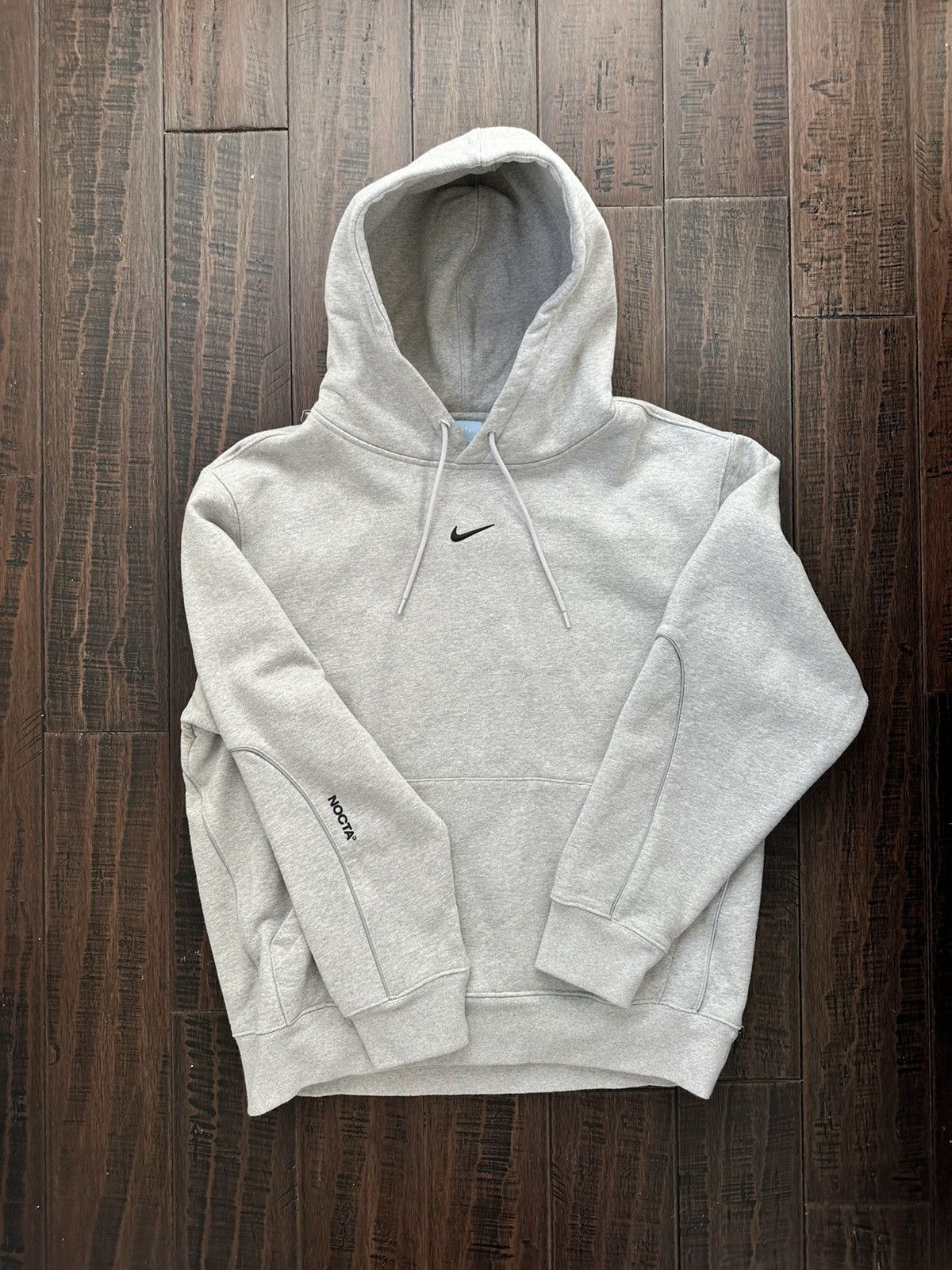 image of Nike Notca Cardinal Hoodie in Grey, Men's (Size XL)