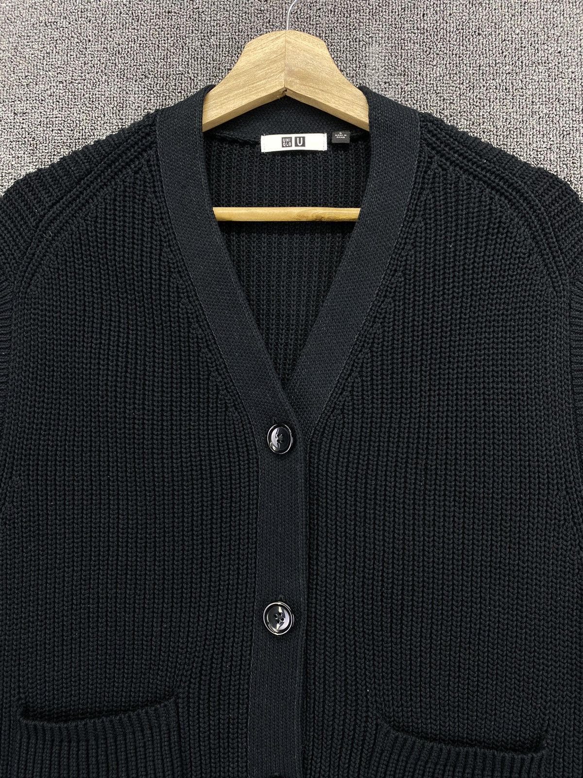 Lemaire × Uniqlo Lemaire x Uniqlo Luxury Rare Black Knitted Vest Size L / US 10 / IT 46 - 3 Thumbnail