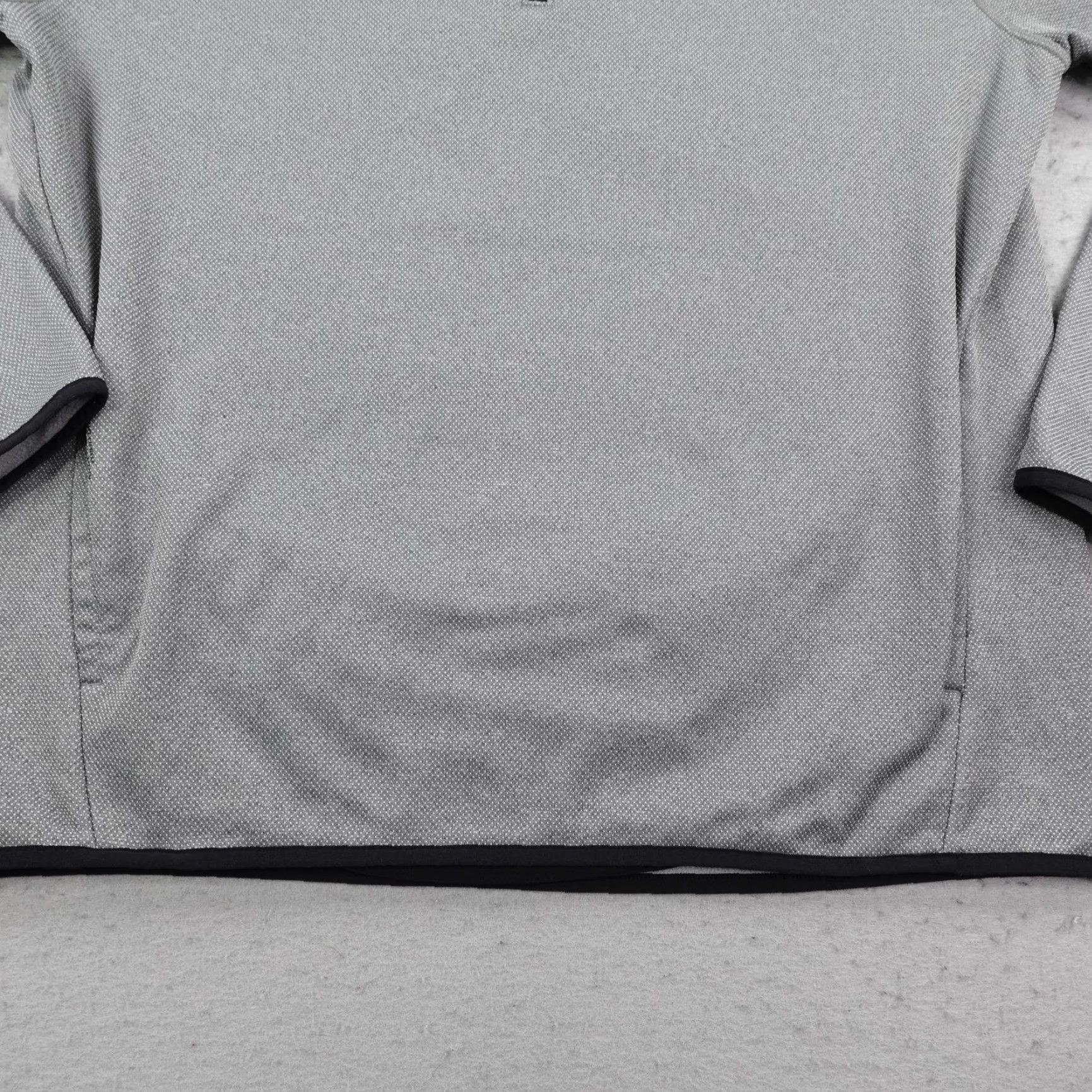 Oakley Oakley Mens XL Gray 1/4 Zip Fleece Pullover Mock Neck Golf Pullover Regular Fit Sweatshirt Size US XL / EU 56 / 4 - 4 Thumbnail