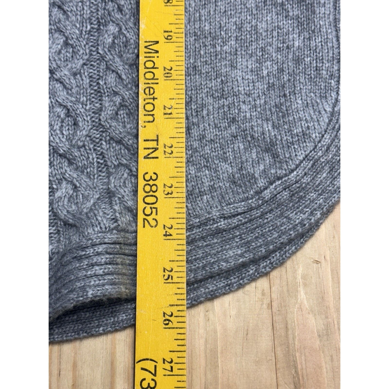 Croft & Barrow CROFT & BARROW Women’s Gray Slit Mock Neck Button Collar XL Size XL / US 12-14 / IT 48-50 - 12 Thumbnail