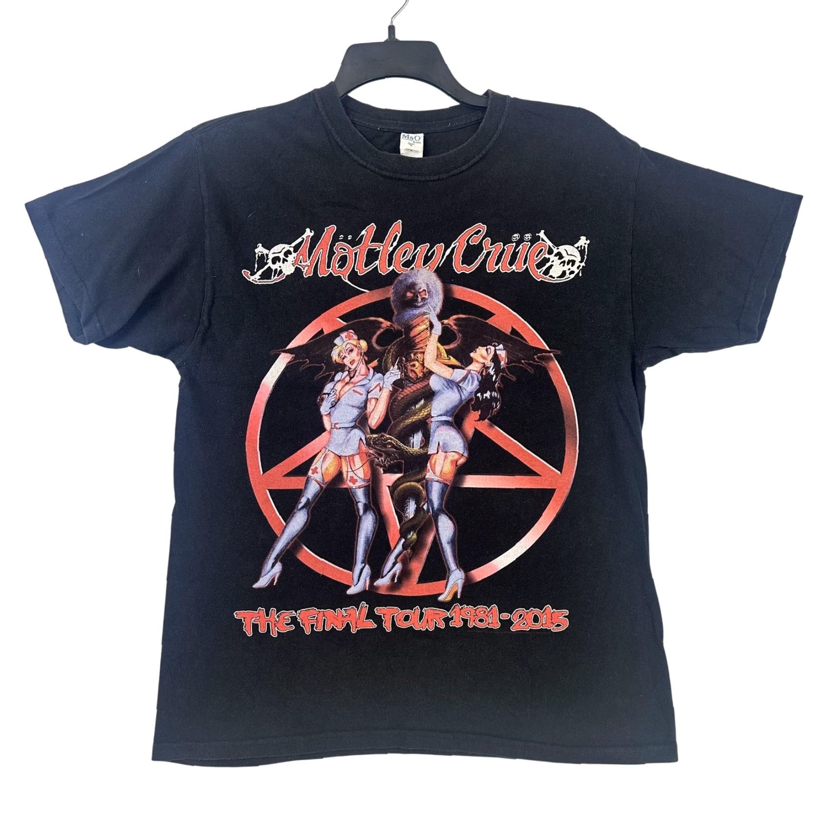 Vintage Motley Crue Shirt Mens Medium Black The Final Tour 1981-2015 Band Rock Tee Size US M / EU 48-50 / 2 - 2 Thumbnail