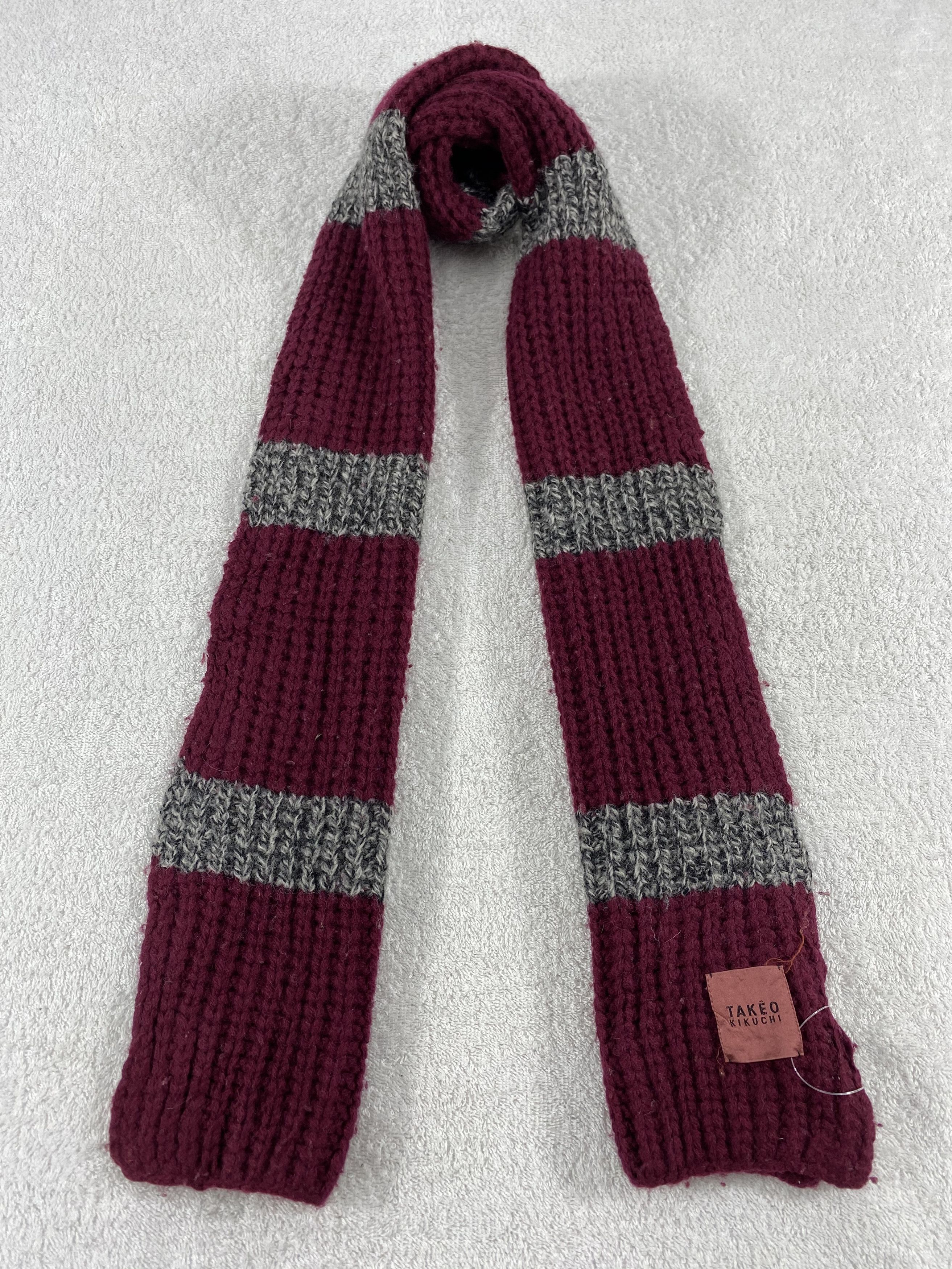 Takeo Kikuchi Vintage Takeo Kikuchi Scarf/Muffler/Neckwear MF798 Size ONE SIZE - 1 Thumbnail