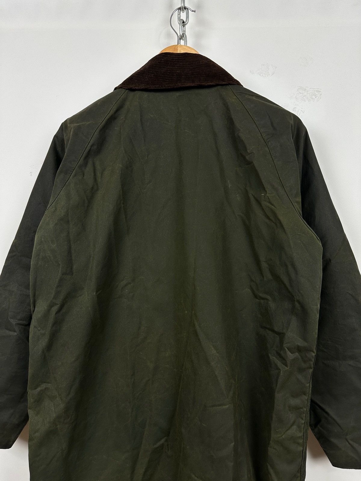 Barbour Vintage Barbour Gamefair Waxed Olive Green Coat Jacket Size US S / EU 44-46 / 1 - 16 Thumbnail