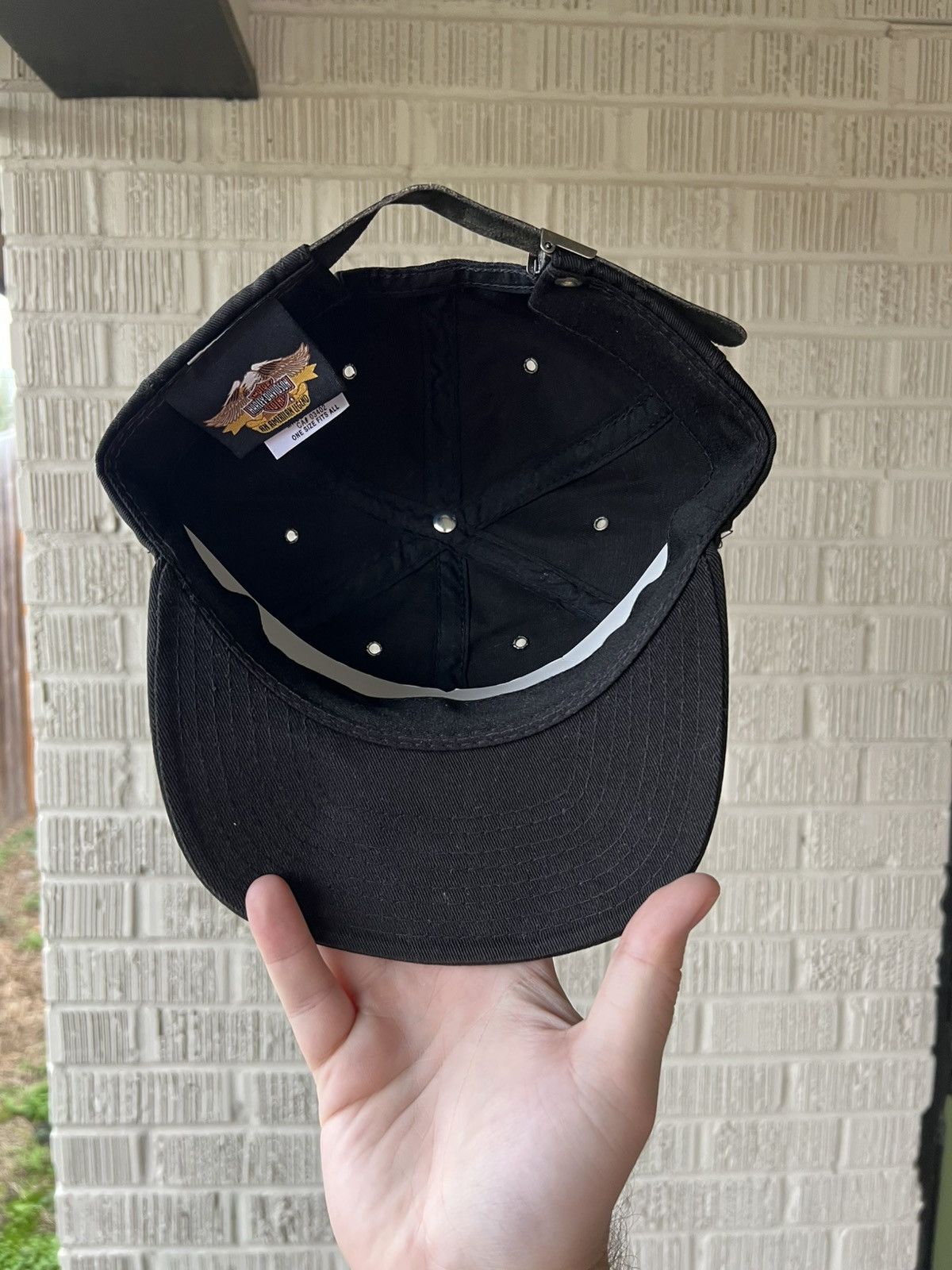Harley Davidson Vintage 90’s Harley Davidson Promo Strap-back Hat Size ONE SIZE - 2 Thumbnail