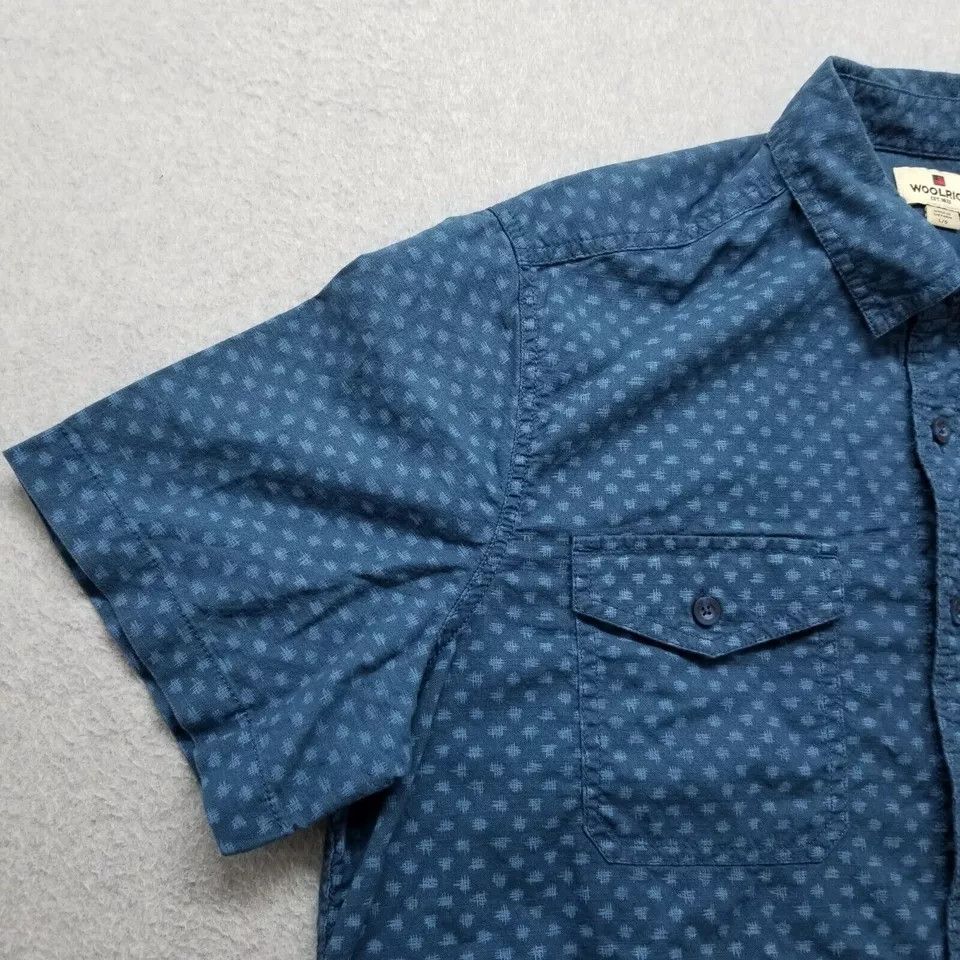 Other Woolrich Shirt Mens Large Short Sleeve Pockets Cotton Size US L / EU 52-54 / 3 - 2 Thumbnail