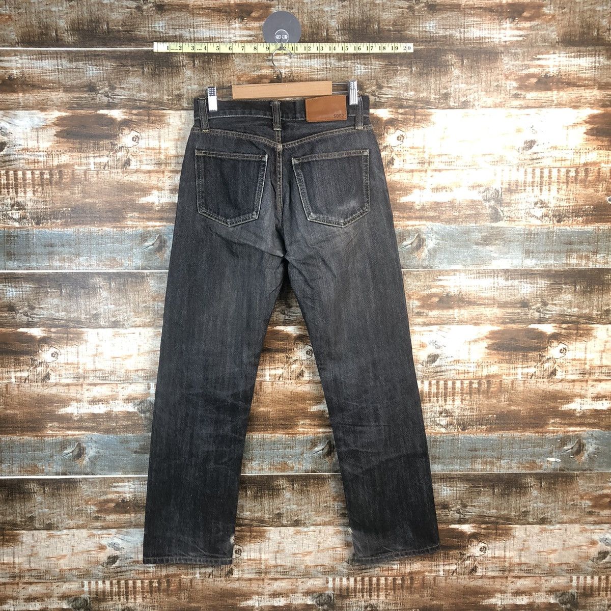 Japanese Brand DL Uniqlo Black Denim Pants #C288 Size US 29 - 12 Thumbnail