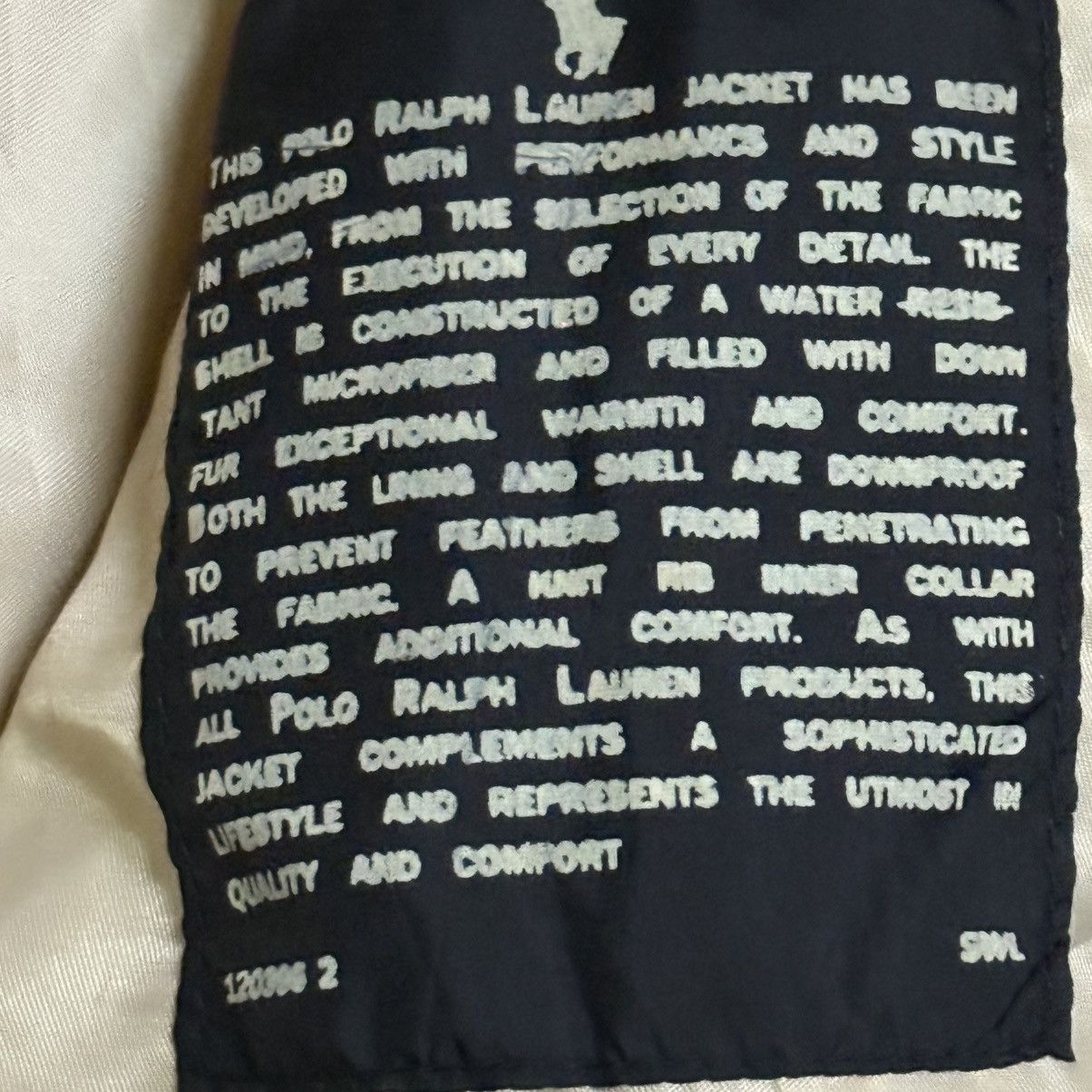 Polo Ralph Lauren Vintage Polo RL Big Number 3 United State Logo Puffer Jacket Size US M / EU 48-50 / 2 - 12 Thumbnail