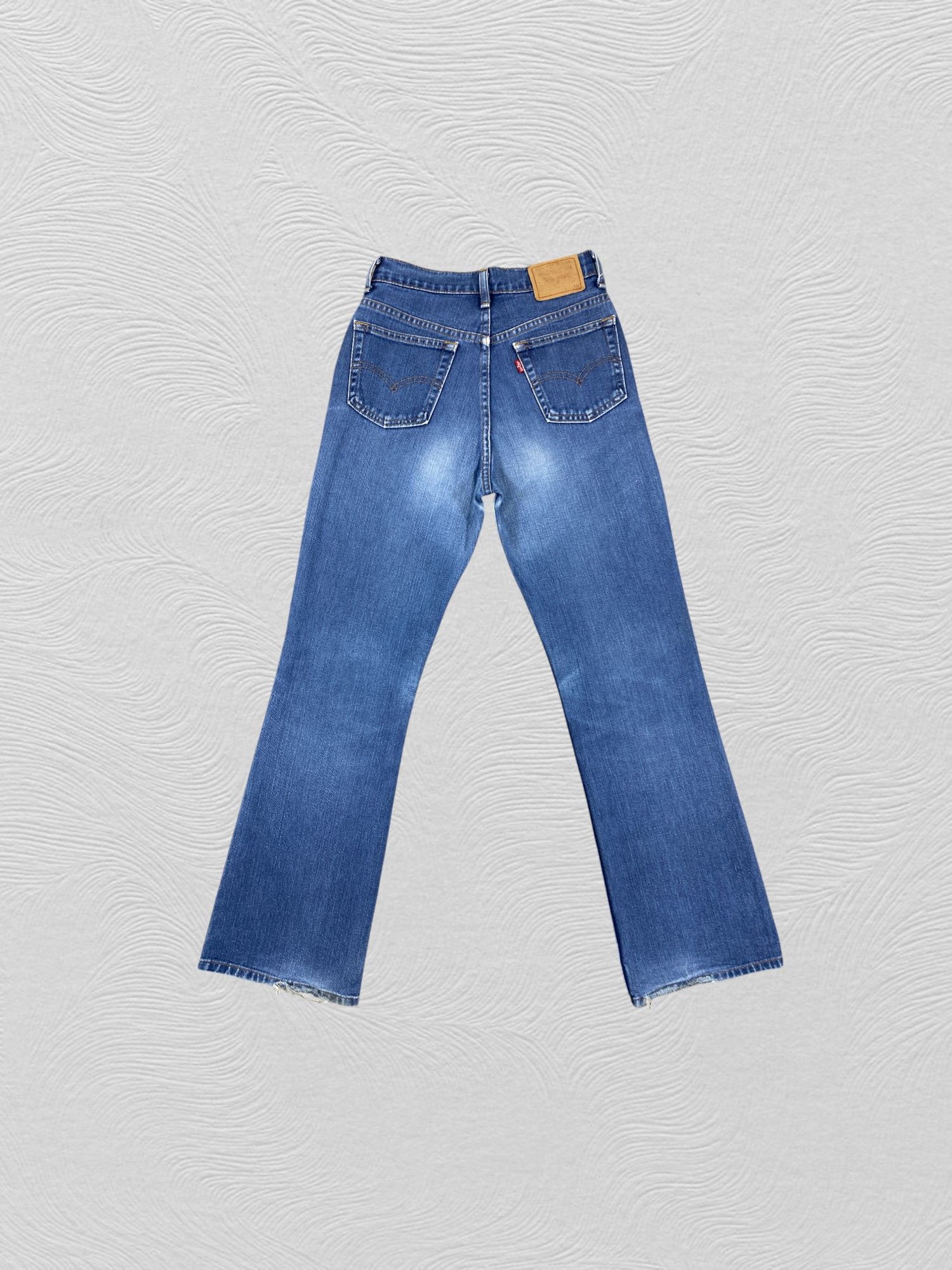 Levi's W25 Blue Vintage Levi's Flared Jeans 25x28.5 Denim -JN942 Size US 26 / EU 42 - 2 Thumbnail