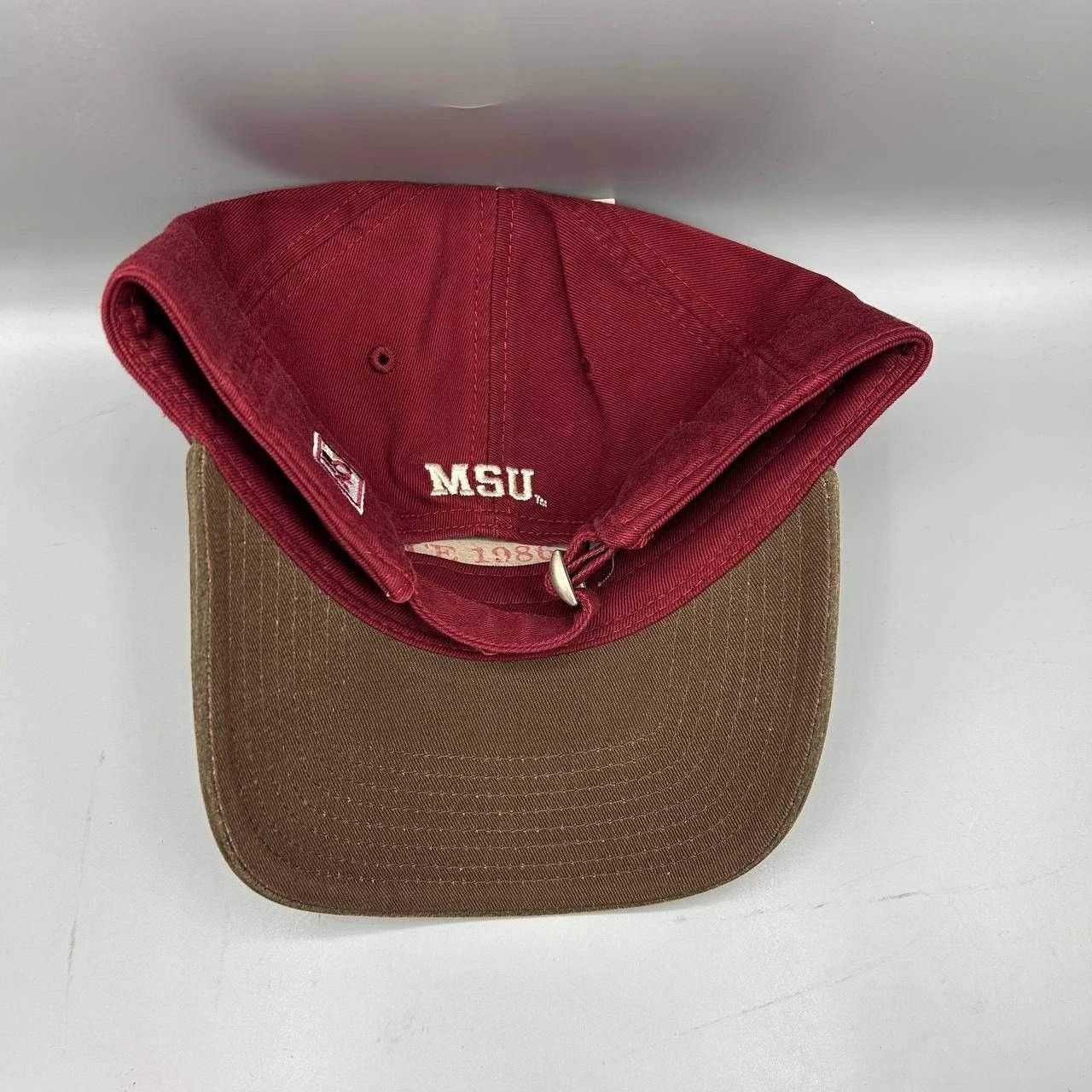 The Game Mississippi State Bulldogs Hat Men Red Strap Back Cotton Size ONE SIZE - 4 Thumbnail