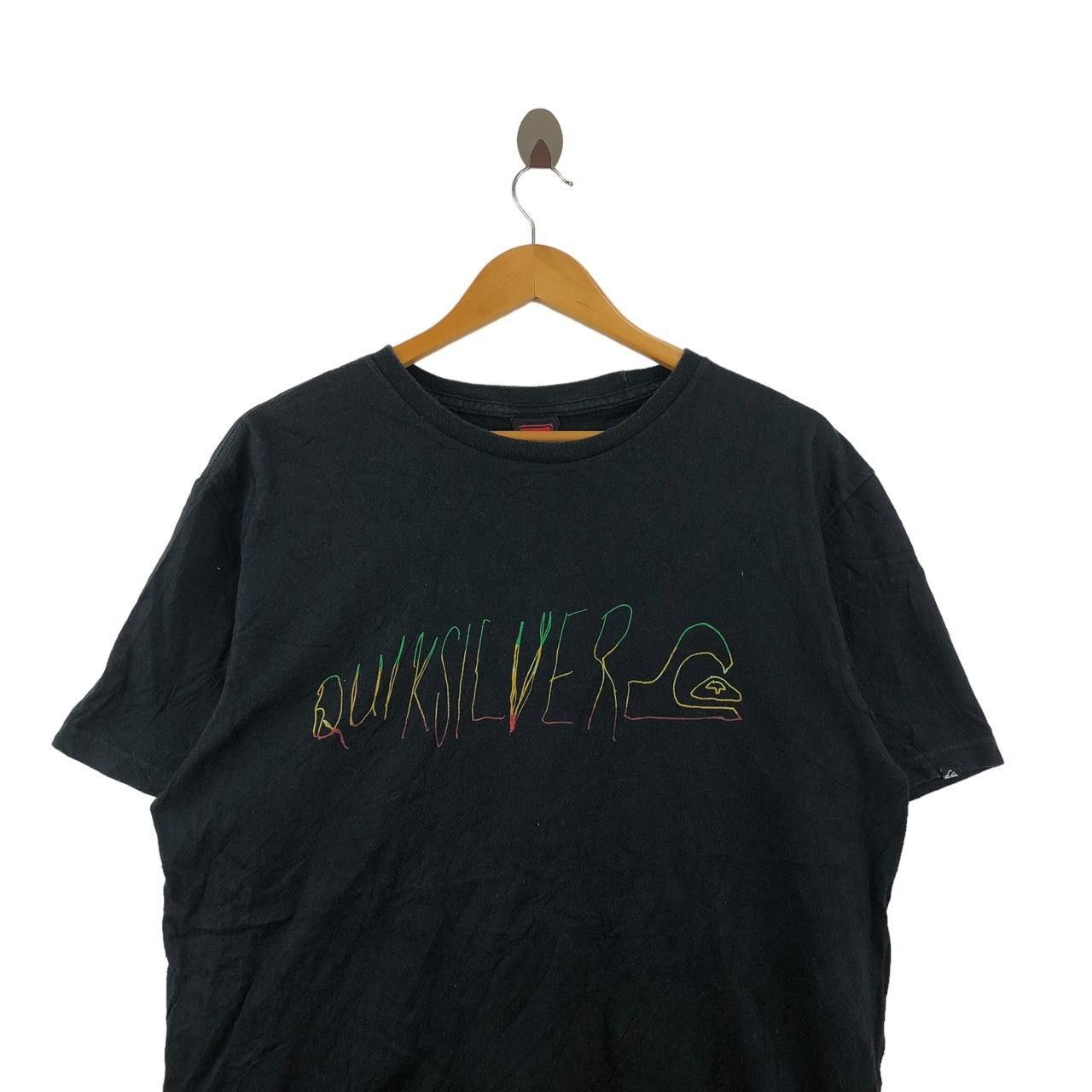 Quiksilver Vintage QUIKSILVER SURFING Signature Logo Tee Shirt Size US L / EU 52-54 / 3 - 3 Thumbnail