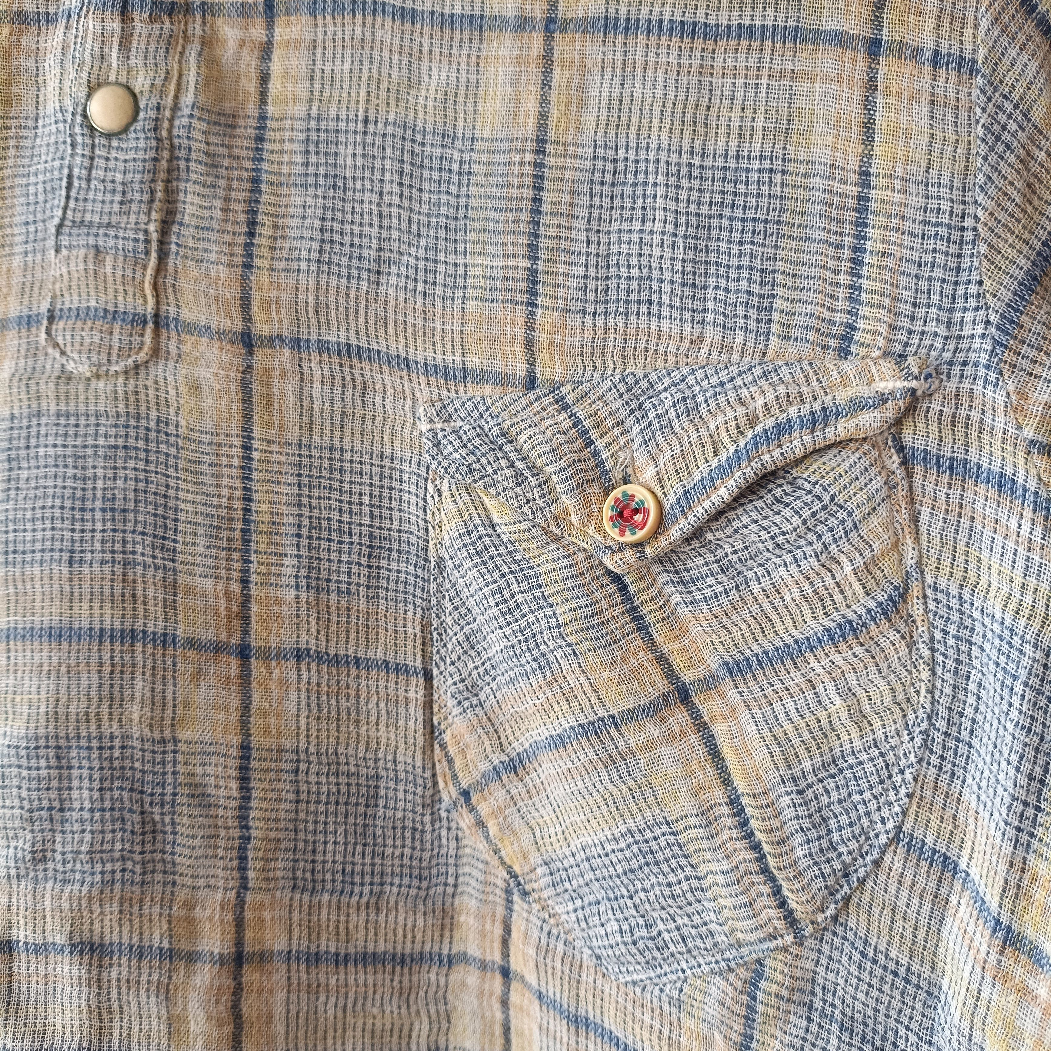 45rpm 45rpm Half Button Slant pocket Plaid Shirt Size US M / EU 48-50 / 2 - 5 Thumbnail
