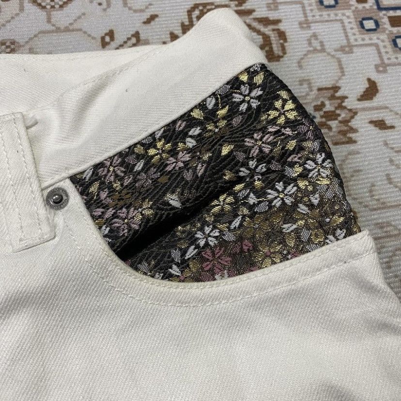 Japanese Brand × Vintage 2000s y2k japanese classic script karakuri style jeans Size US 34 / EU 50 - 6 Thumbnail