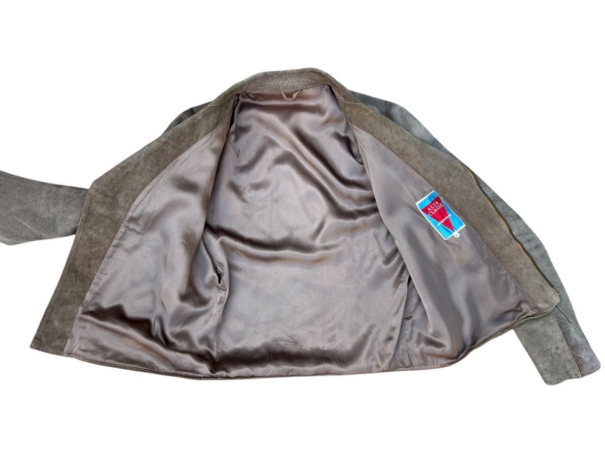 Branded Leather 60s Alta Classe Abbigliamento Patina Suede Leather Jacket Size US M / EU 48-50 / 2 - 13 Thumbnail