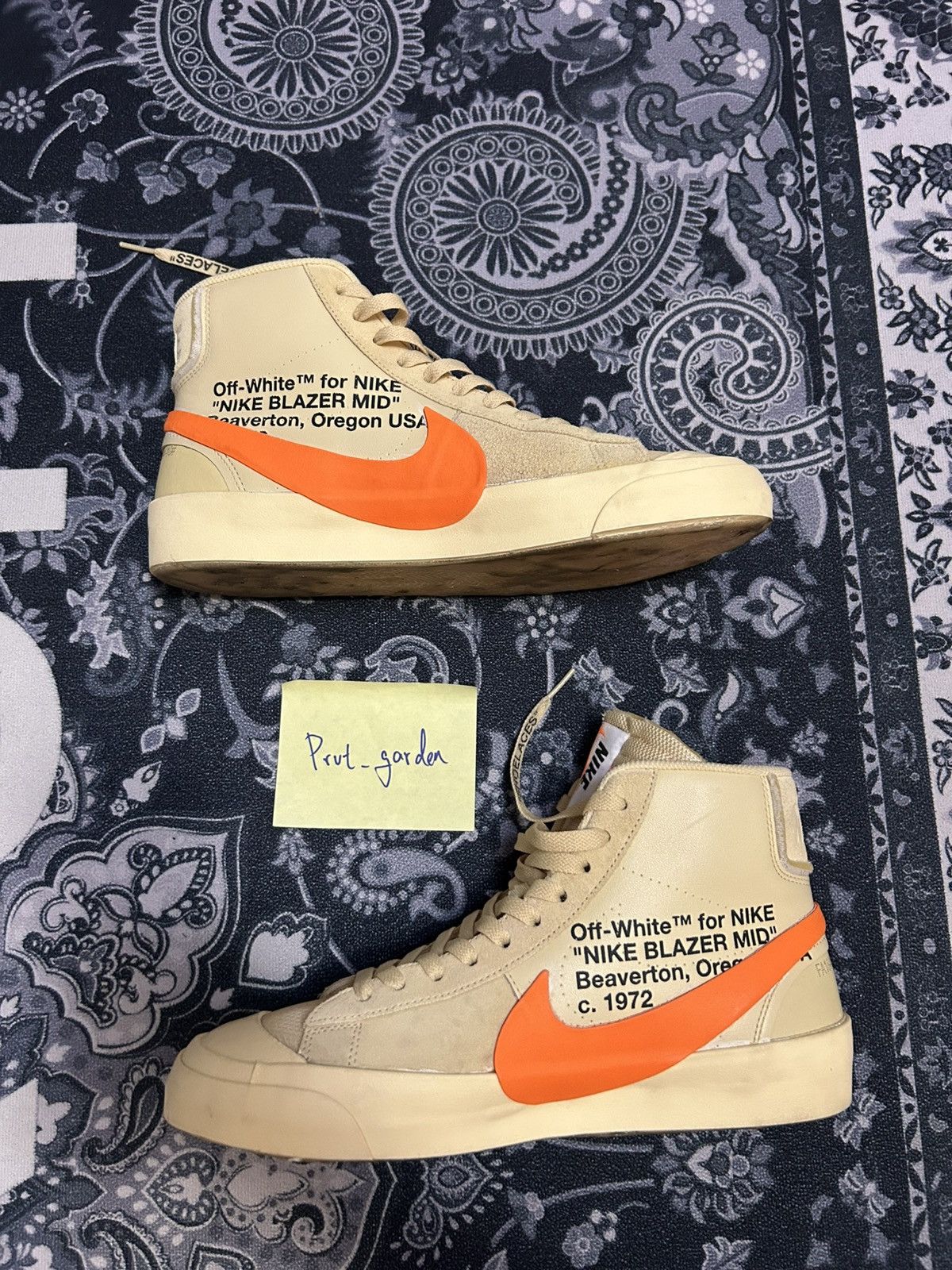 Nike × Off-White Nike x Off-White Blazer Mid Hallow's Size US 10 / EU 43 - 4 Thumbnail