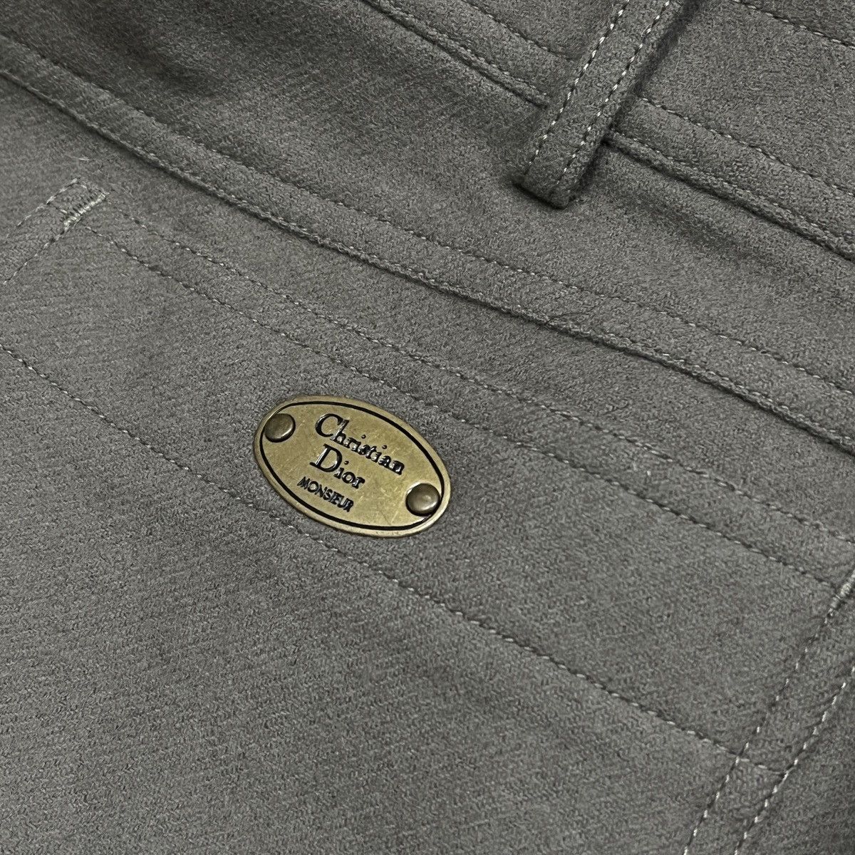 Christian Dior Monsieur 90s Christian Dior Wool Trouser Pants Size US 32 / EU 48 - 7 Thumbnail