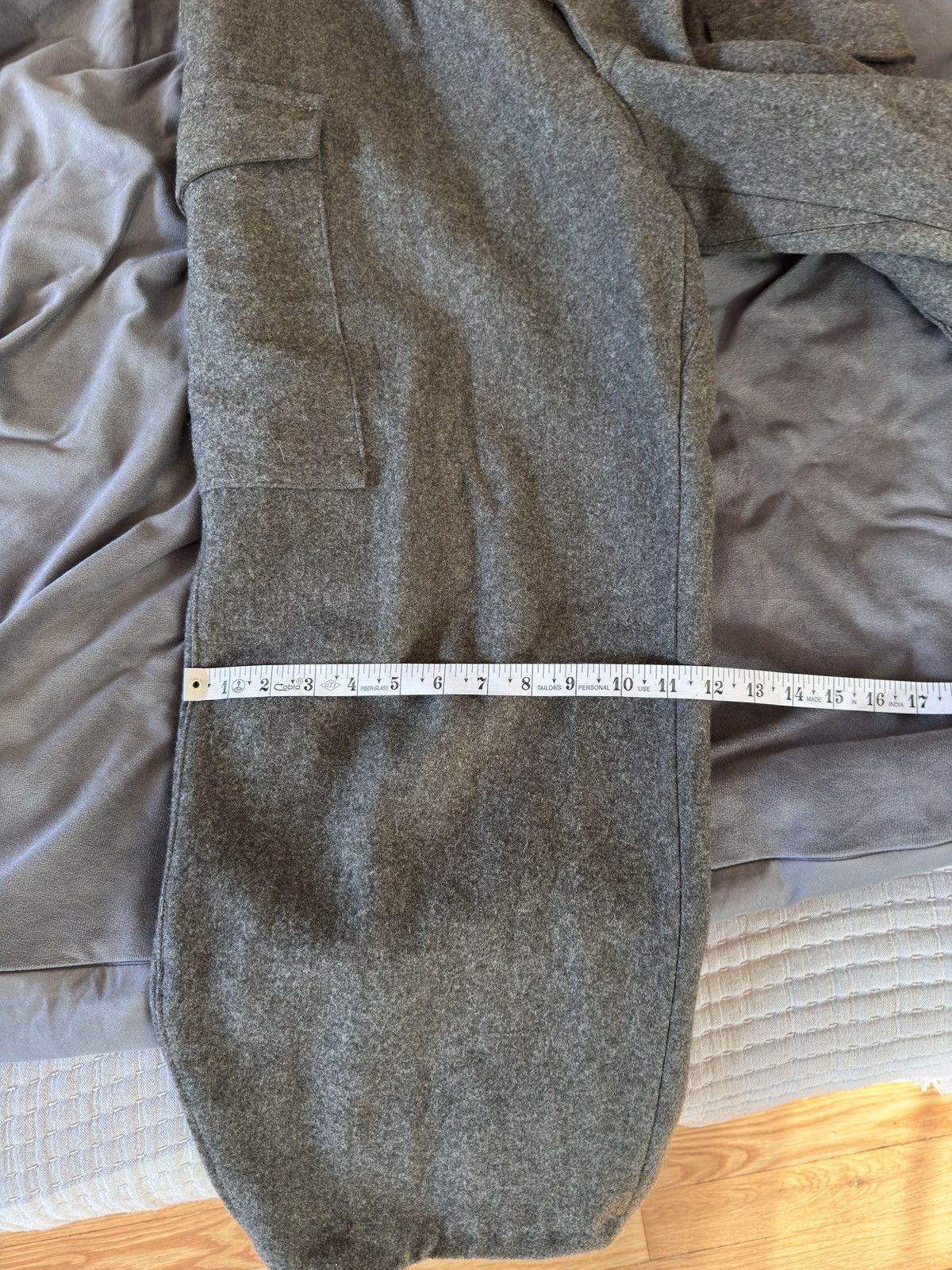 Vintage Vintage Wool Loose Fit Military Surplus Cargo Pants Size US 34 / EU 50 - 6 Thumbnail