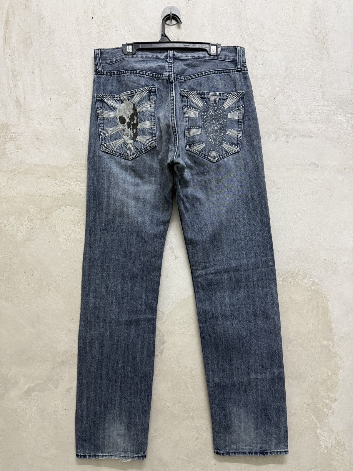 Japanese Brand Sorridere Grunge Skull ifsixwanine lgb style Denim Size US 32 / EU 48 - 1 Thumbnail