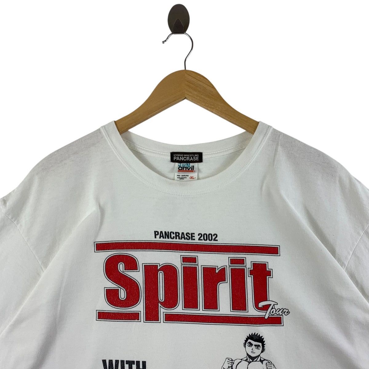 Japanese Brand × Vintage Vintage 90s PANCRASE japanese mix martial art company tee Size US XL / EU 56 / 4 - 2 Thumbnail
