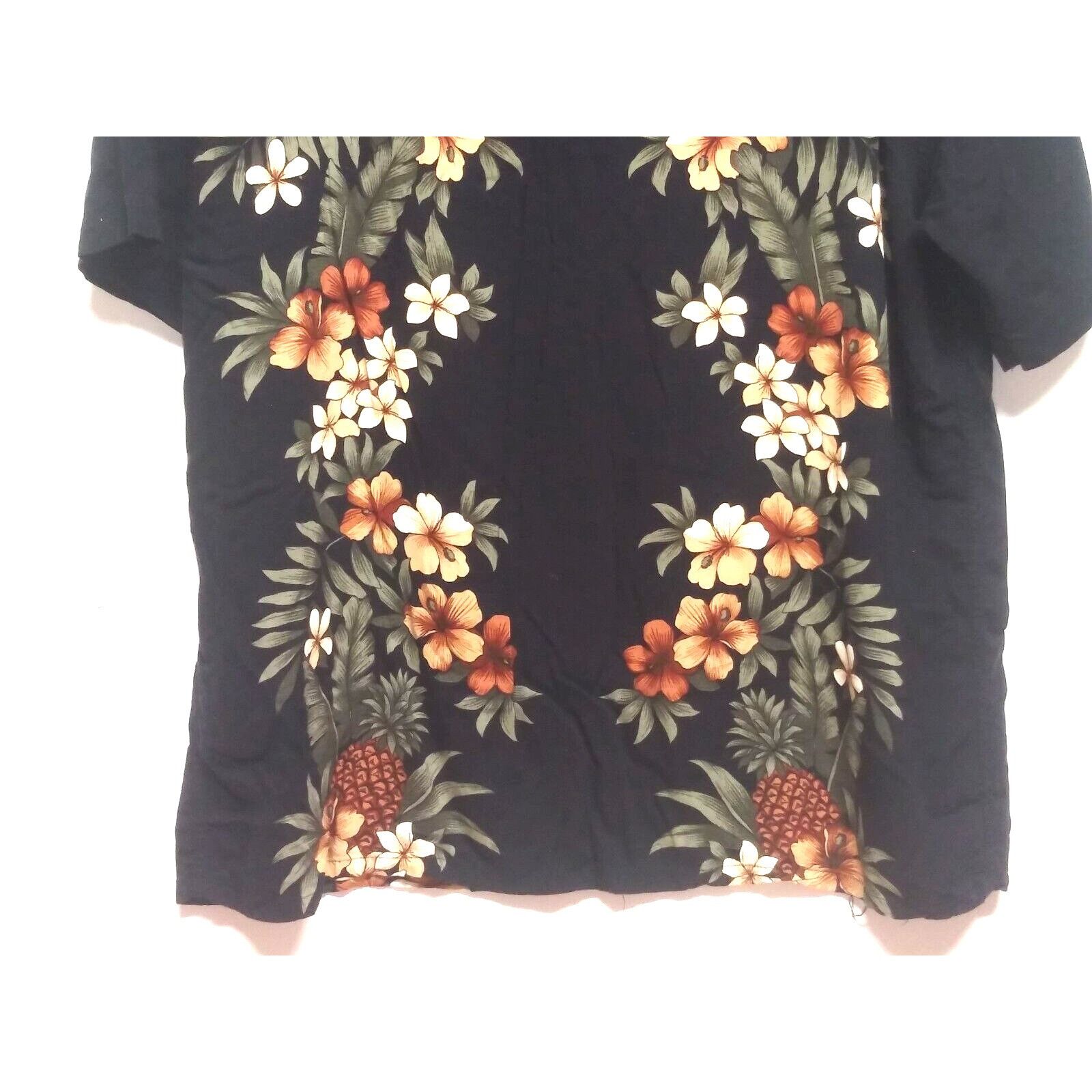 Pierre Cardin VTG Pierre Cardin Hawaiian Camp Shirt Pineapple Floral Print Size US XL / EU 56 / 4 - 7 Thumbnail