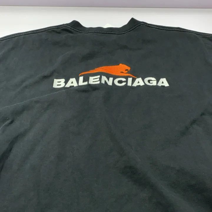 Balenciaga Balenciaga SS22 Black Logo Short Sleeve T-Shirt 0079-2507 Size M / US 6-8 / IT 42-44 - 1 Thumbnail