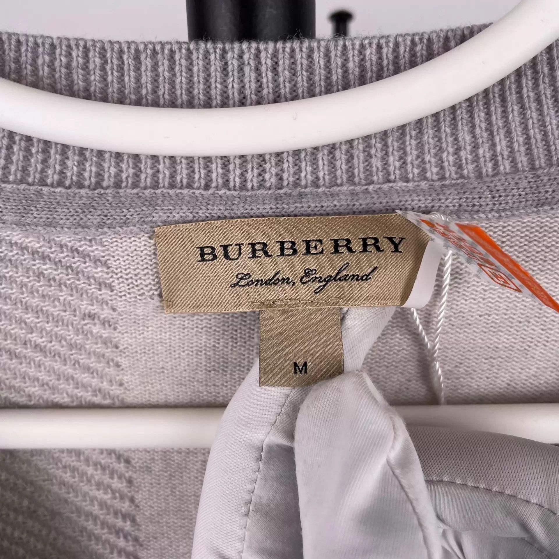 Burberry Burberry Gray M Sweater Size US M / EU 48-50 / 2 - 4 Thumbnail