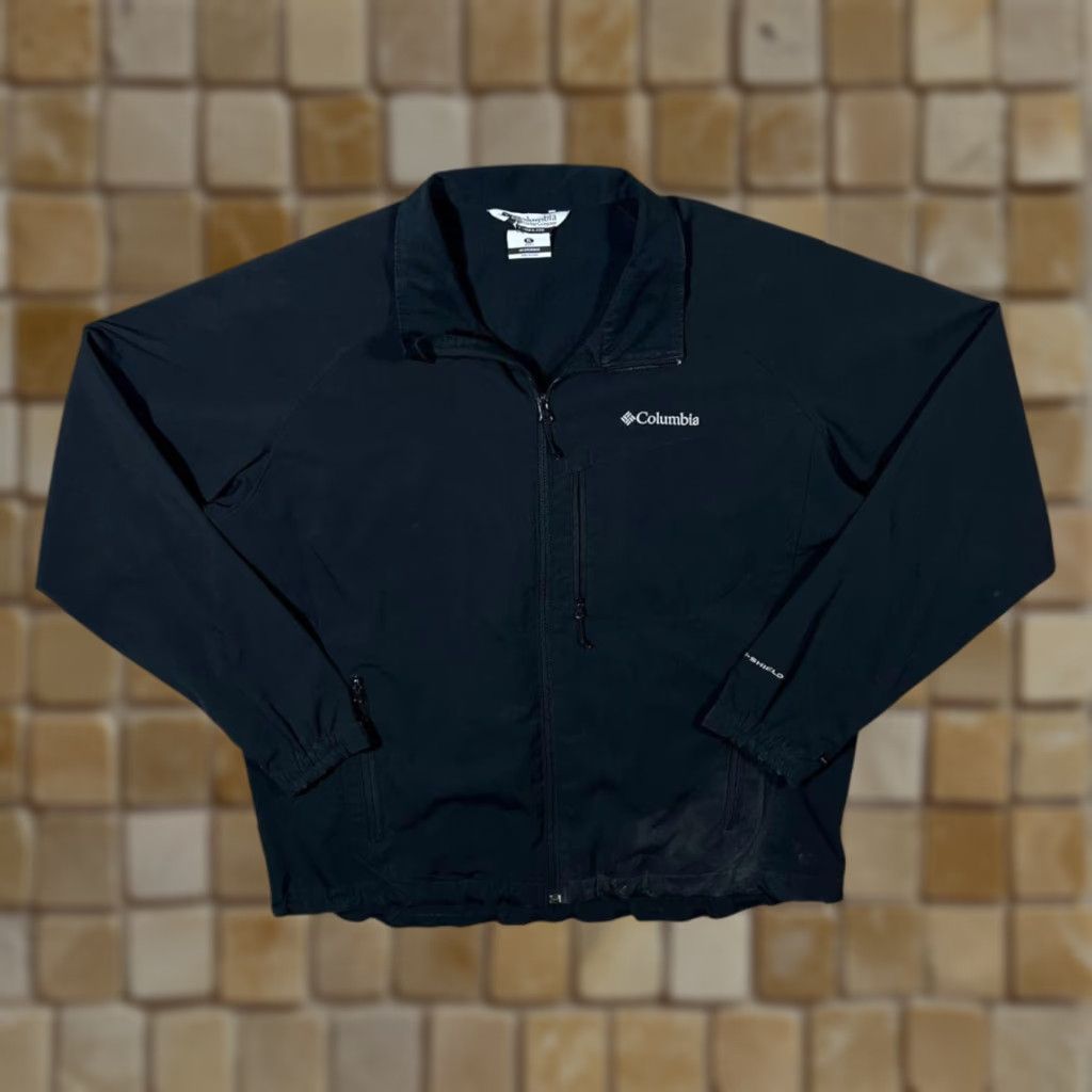 Vintage Columbia Interchange Omni-Shield Black Outdoor Hiking Windbreaker Jacket XL Mens Size US XL / EU 56 / 4 - 1 Thumbnail