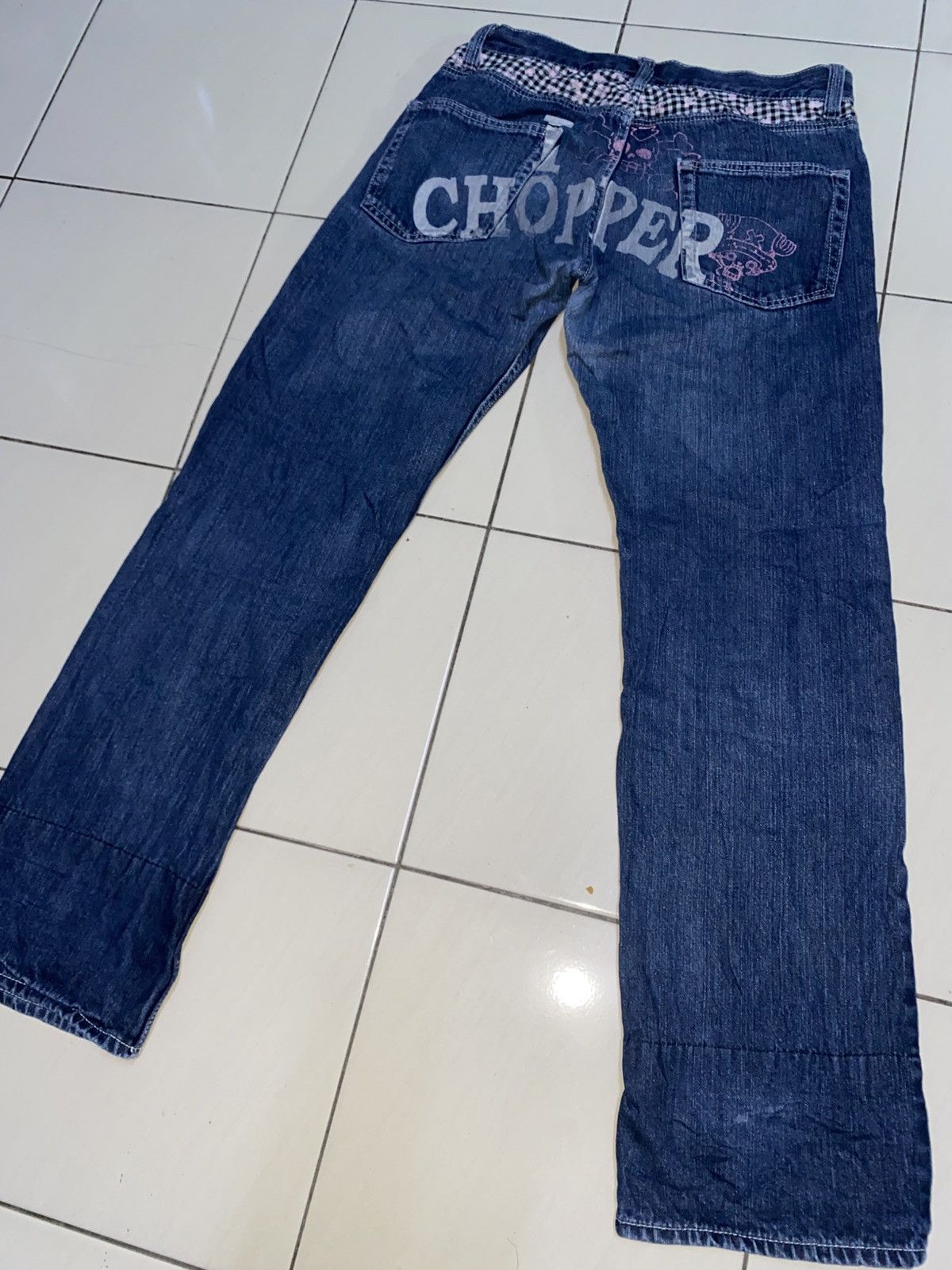 Japanese Brand Vintage One Piece Tony Chopper Evisu Style Jeans Size US 32 / EU 48 - 15 Thumbnail
