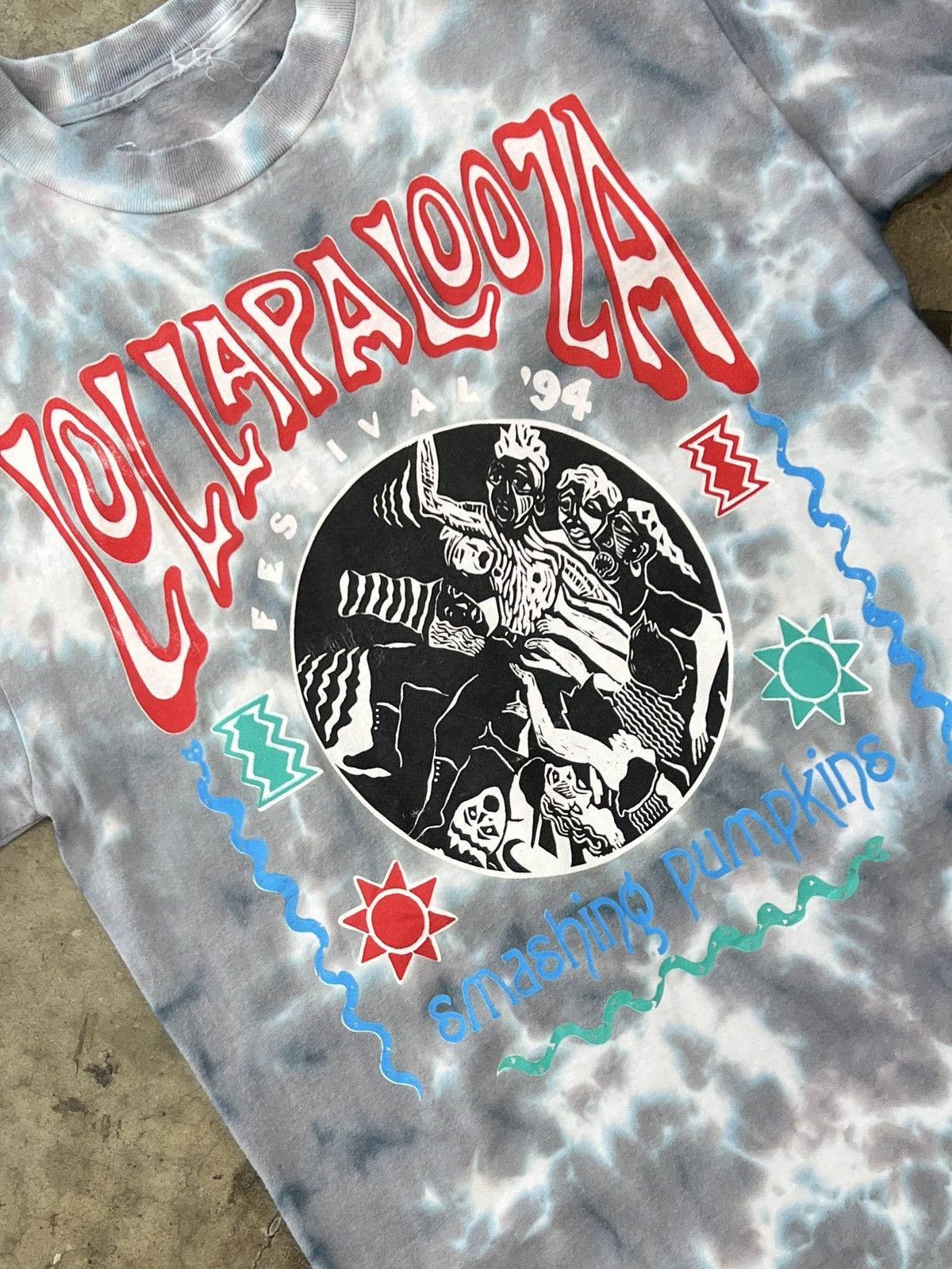 Vintage 1994 Lollapalooza Smashing Pumpkins Tee Large
