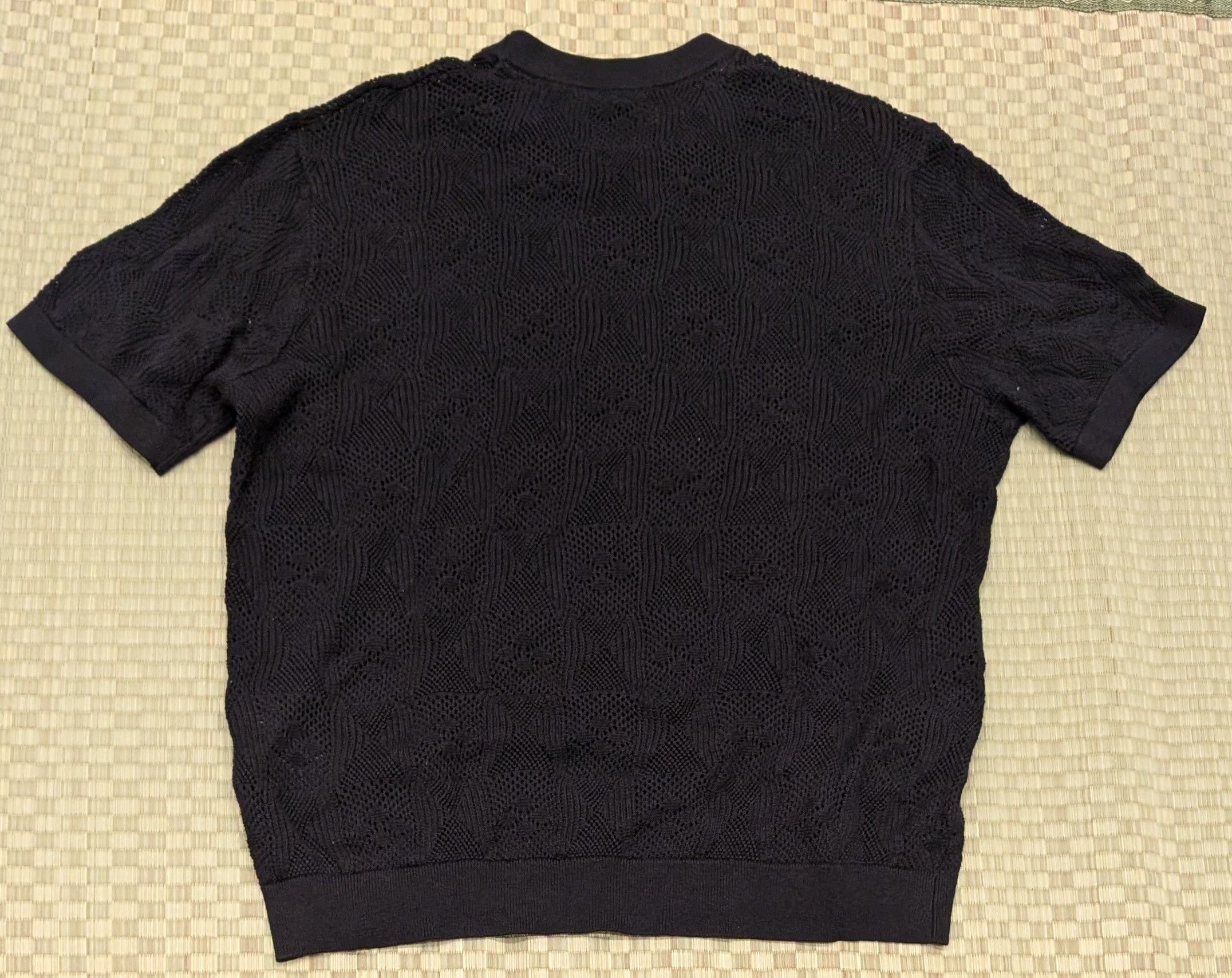Kith Kith Tilden Crochet Shirt Black Cotton Blend Size US M / EU 48-50 / 2 - 2 Thumbnail