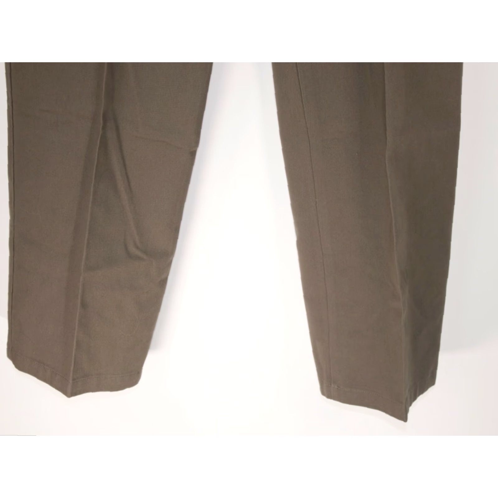 Essentials Amazon Essentials Men's Chino Pants Flat Front Slim Fit 29x32 Khaki Cotton Blend Slim Straight 32 Inseam Casual Formal Belt Loops Beige Mens Size US 29 - 5 Thumbnail