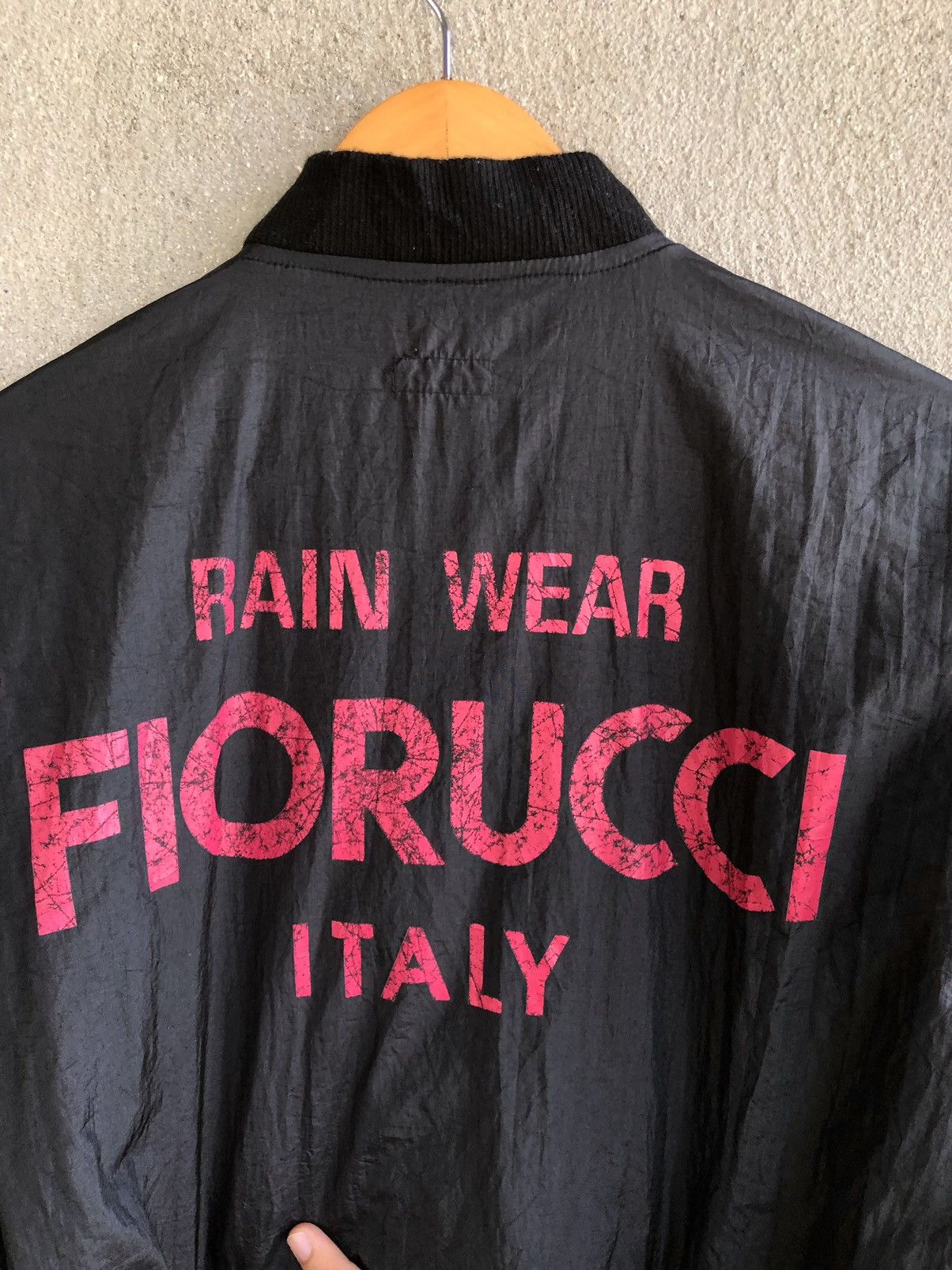 Fiorucci Vintage Fiorucci Italy spell out nylon bomber jacket Size US M / EU 48-50 / 2 - 4 Thumbnail