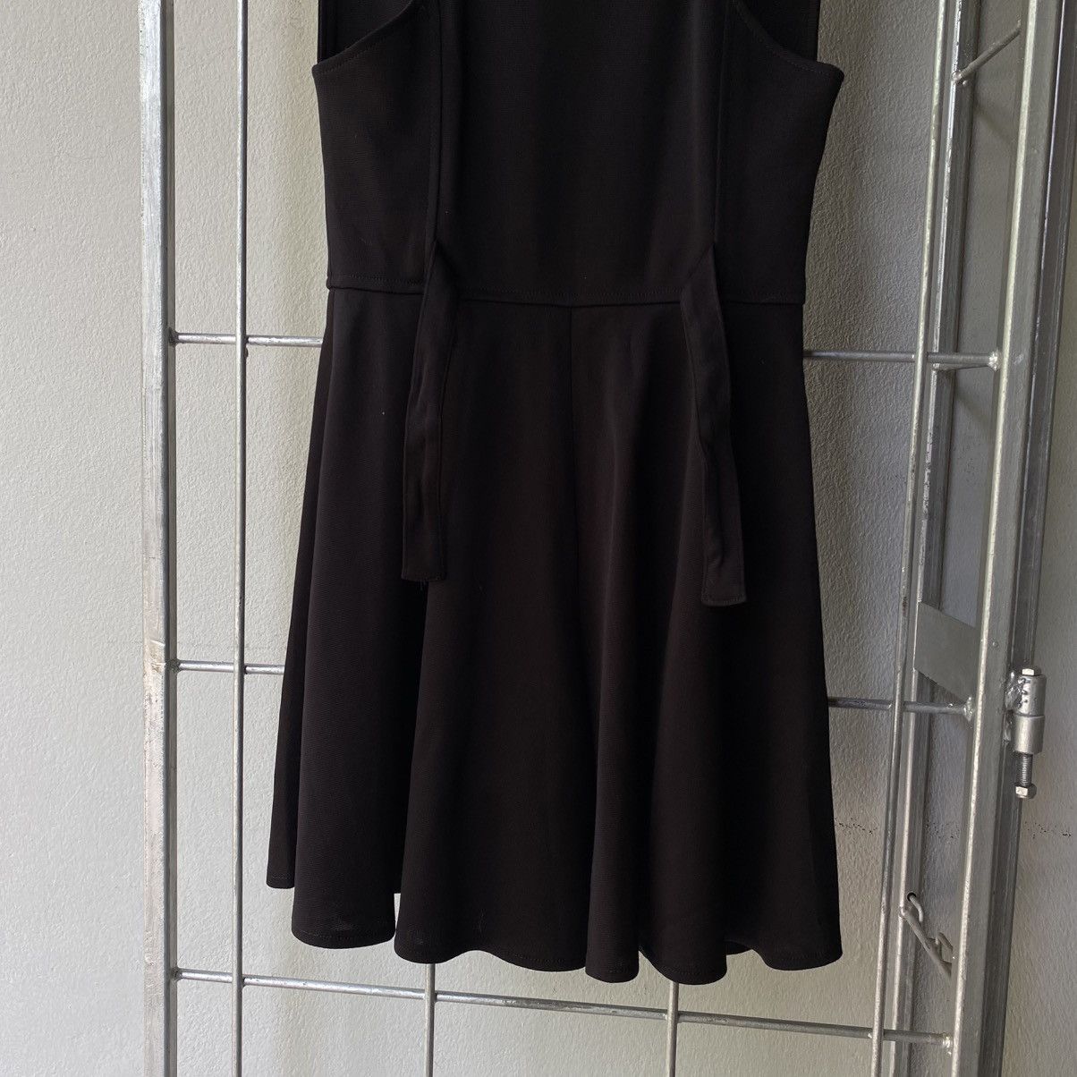 Jean Paul Gaultier JUNIOR Gaultier Deep V-Neck Black Romper Skort Size S / US 4 / IT 40 - 12 Thumbnail