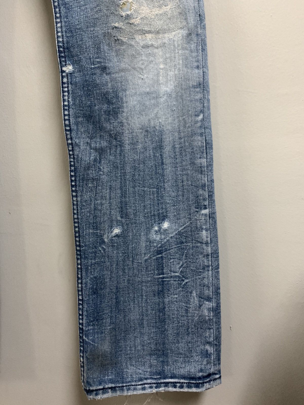 Diesel Made in Italy Punk Distressed Diesel Safado Jeans Size US 34 / EU 50 - 3 Thumbnail