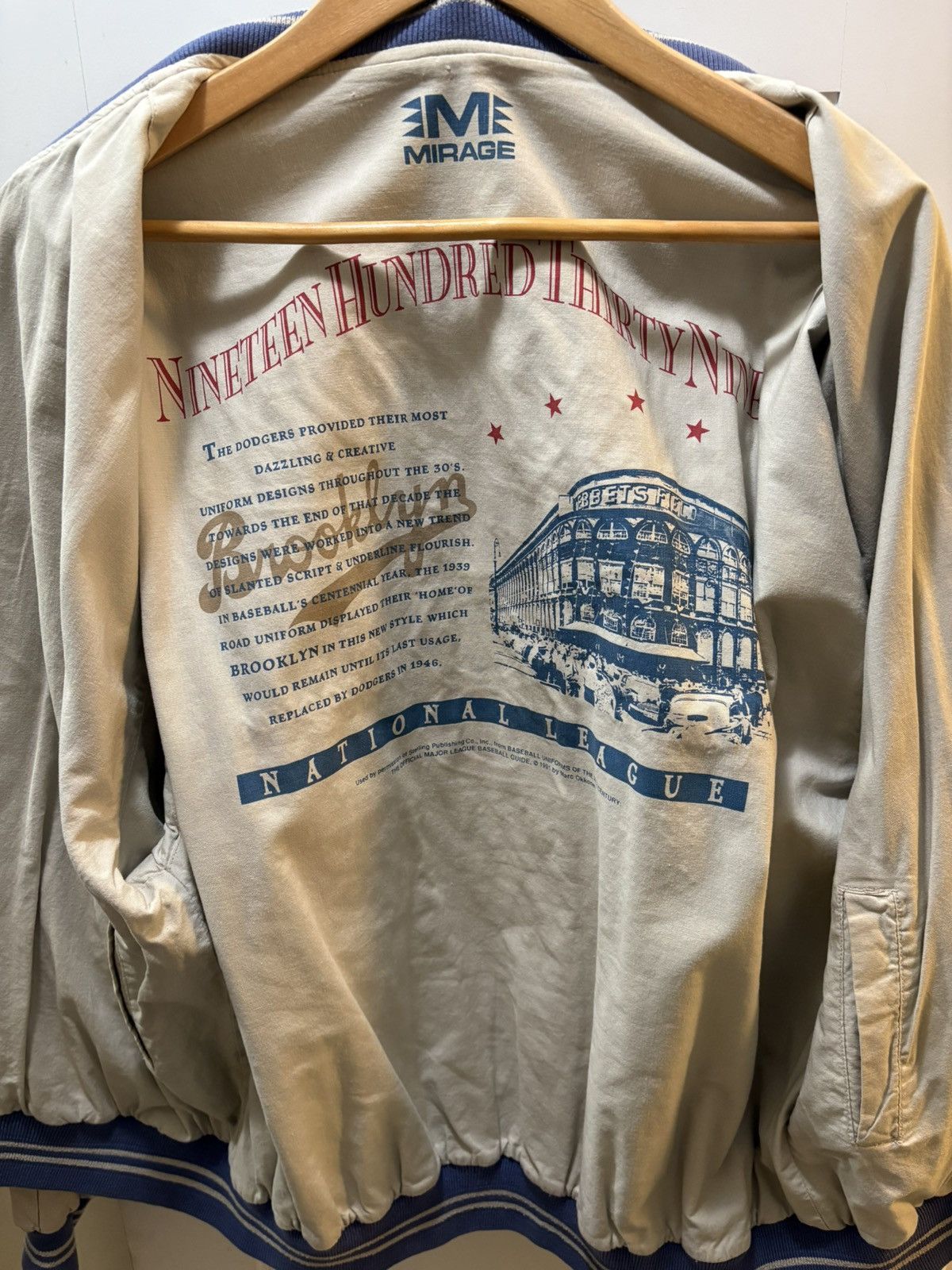 Cooperstown Collection Brooklyn Dodgers World Series Jacket Size US XL / EU 56 / 4 - 3 Thumbnail