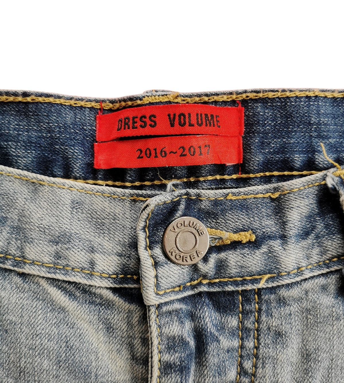 Japanese Brand Dress Volume The Destroyed Denim Lookalike Fear Of God Jeans Size US 31 - 10 Thumbnail