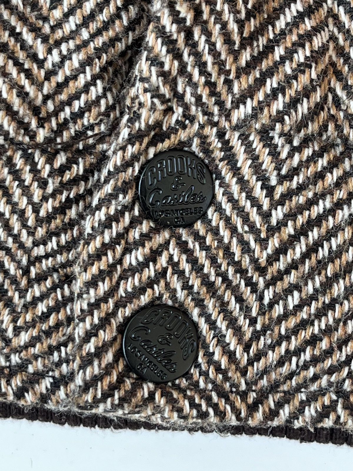 Crooks & Castles × Vintage Vtg Crooks & Castles Varsity Wool Jacket Size US XL / EU 56 / 4 - 12 Thumbnail