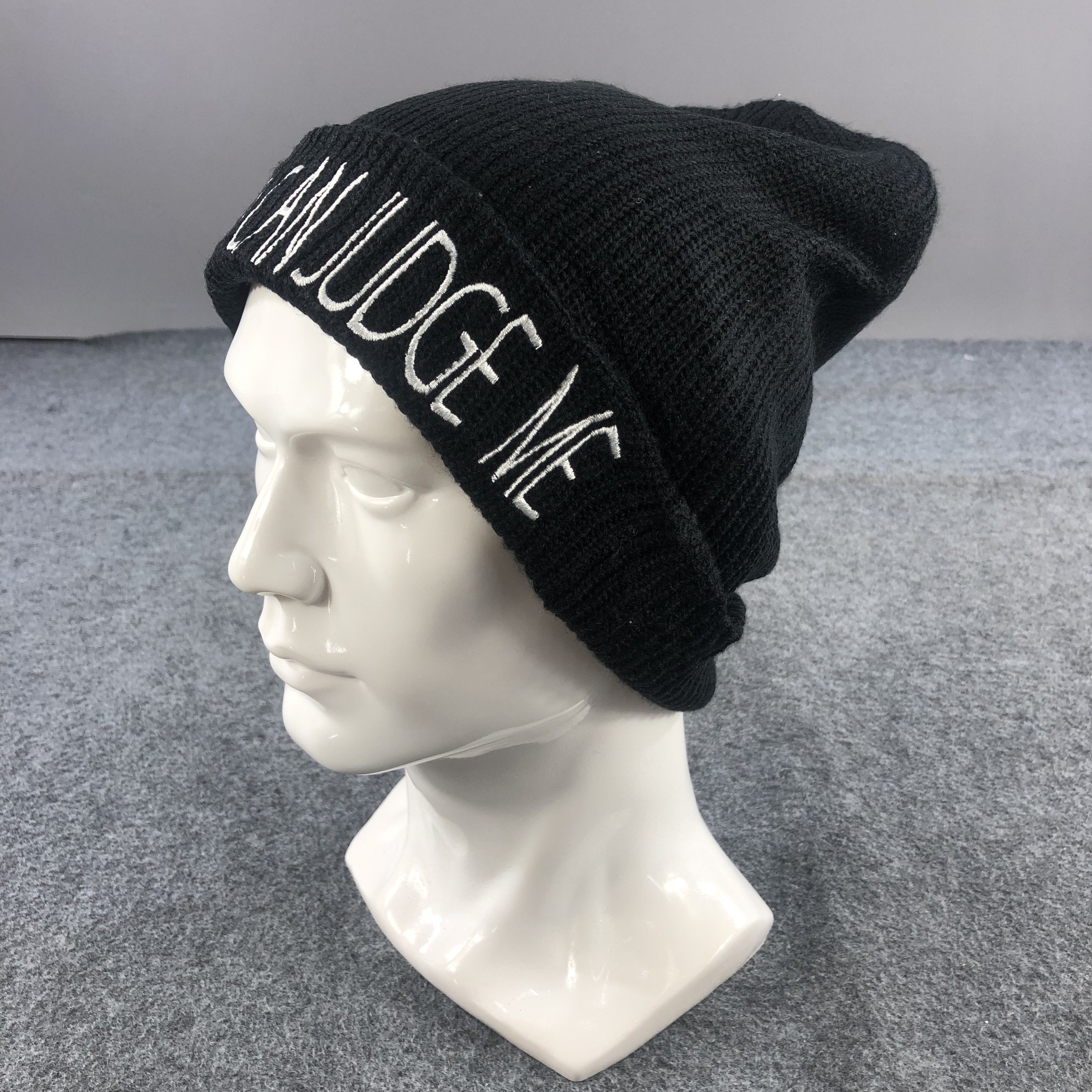 Vintage Unknown Only God Can Judge Me Beanie Snowcap Winter Hat B232 Size ONE SIZE - 2 Thumbnail