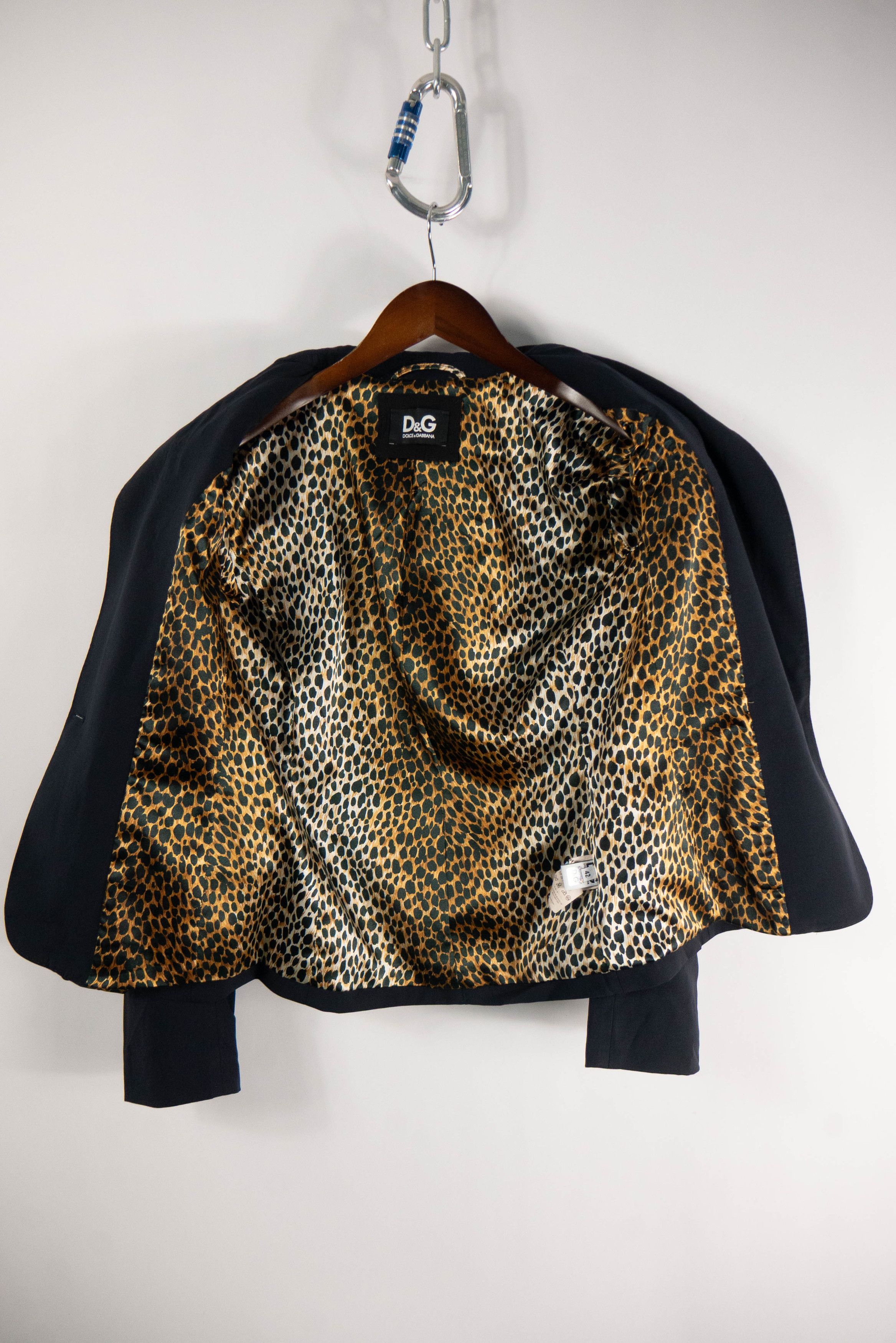Dolce & Gabbana Dolce & Gabbana black leopard blazer – classic old-money y2k Size M / US 6-8 / IT 42-44 - 6 Thumbnail