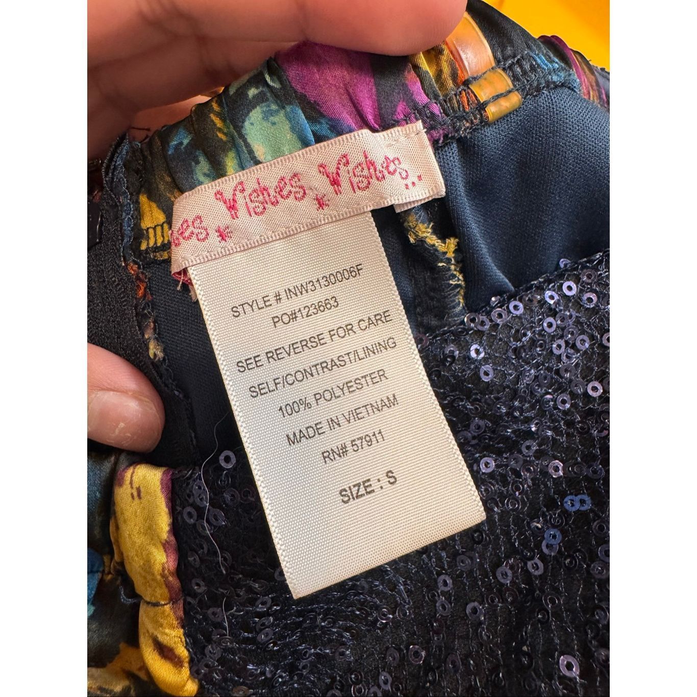 Other Wishes Wishes Strapless Sequin Bodice Multicolor Ruched Mini Dress Size Small Size S / US 4 / IT 40 - 5 Thumbnail