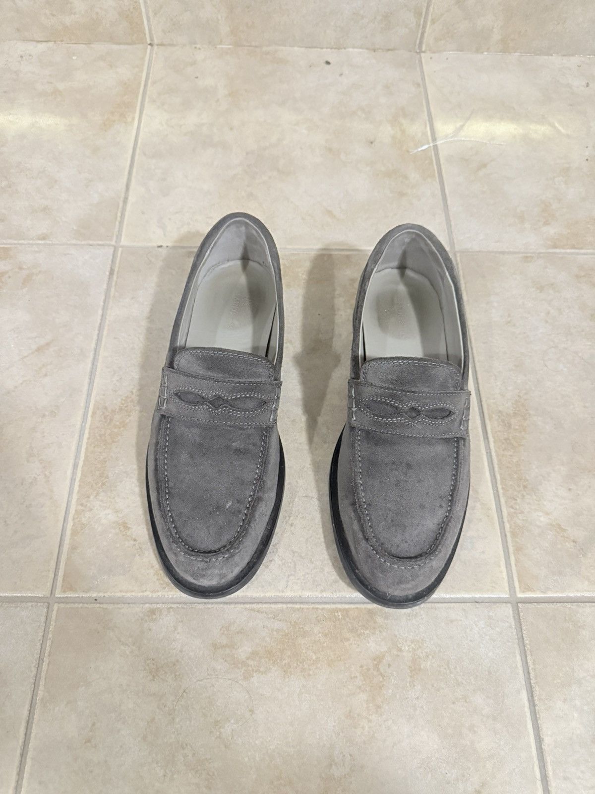 Allsaints ALLSAINTS Suede Penny Loafers Size US 9.5 / EU 42-43 - 4 Thumbnail