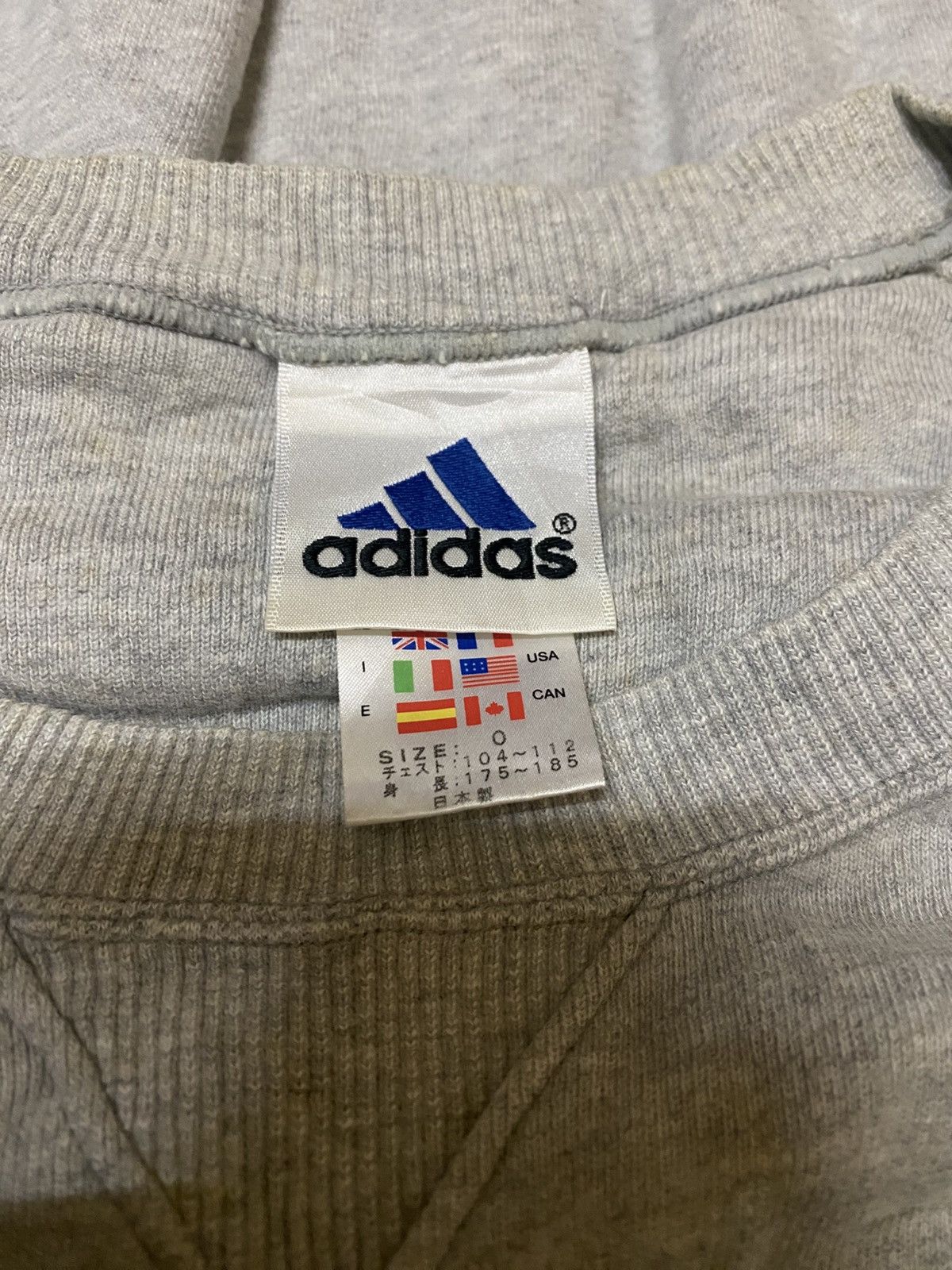 Adidas Vintage 90s Adidas Big Logo Yokohama Marinos Sweatshirt Size US M / EU 48-50 / 2 - 5 Thumbnail