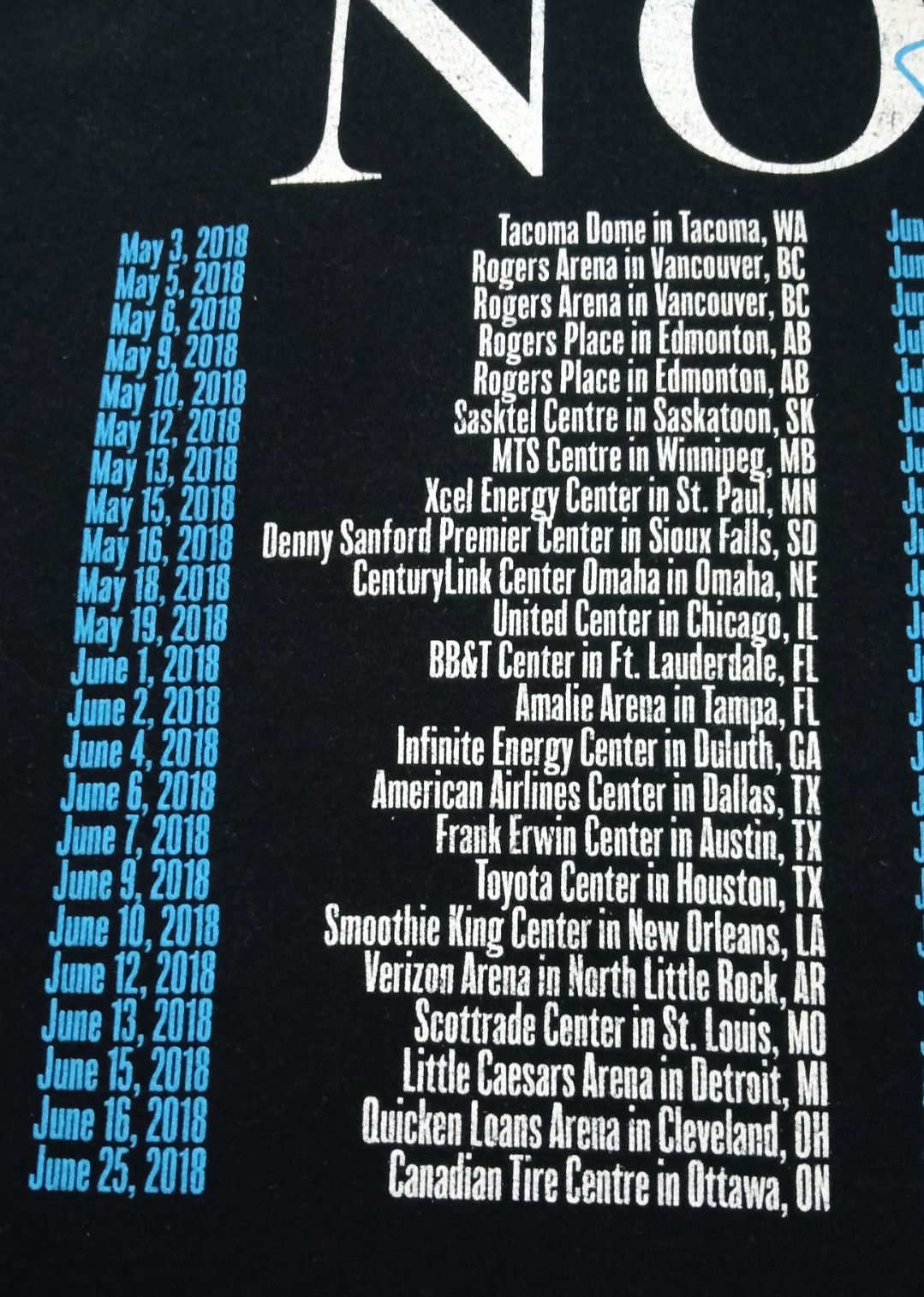 Band Tees Shania Twain : Shania Now Tour 2018 T-shirt Size US XL / EU 56 / 4 - 15 Thumbnail