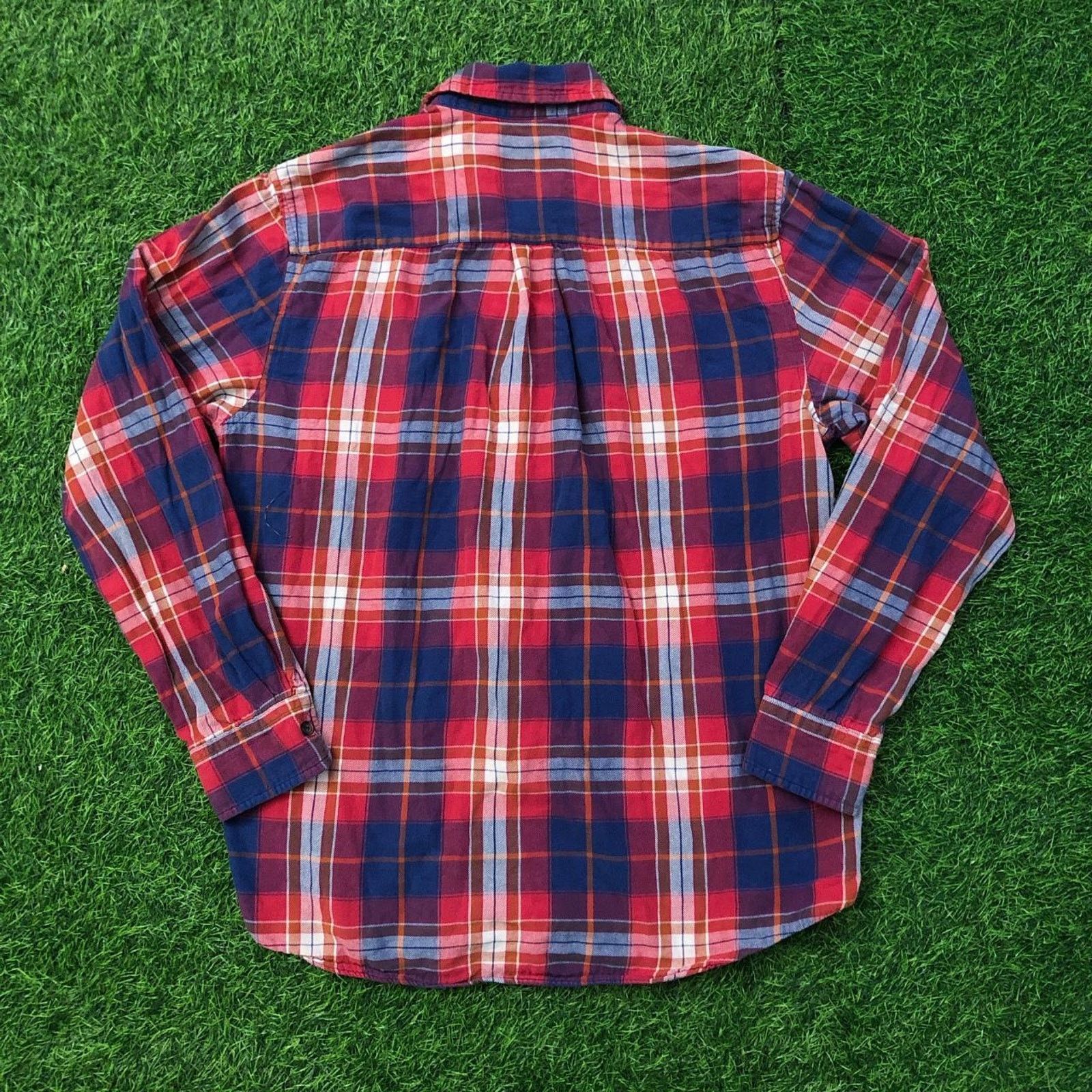 St. Johns Bay Men’s St. John’s Bay Blue/Red Plaid Button Down Size US M / EU 48-50 / 2 - 2 Thumbnail