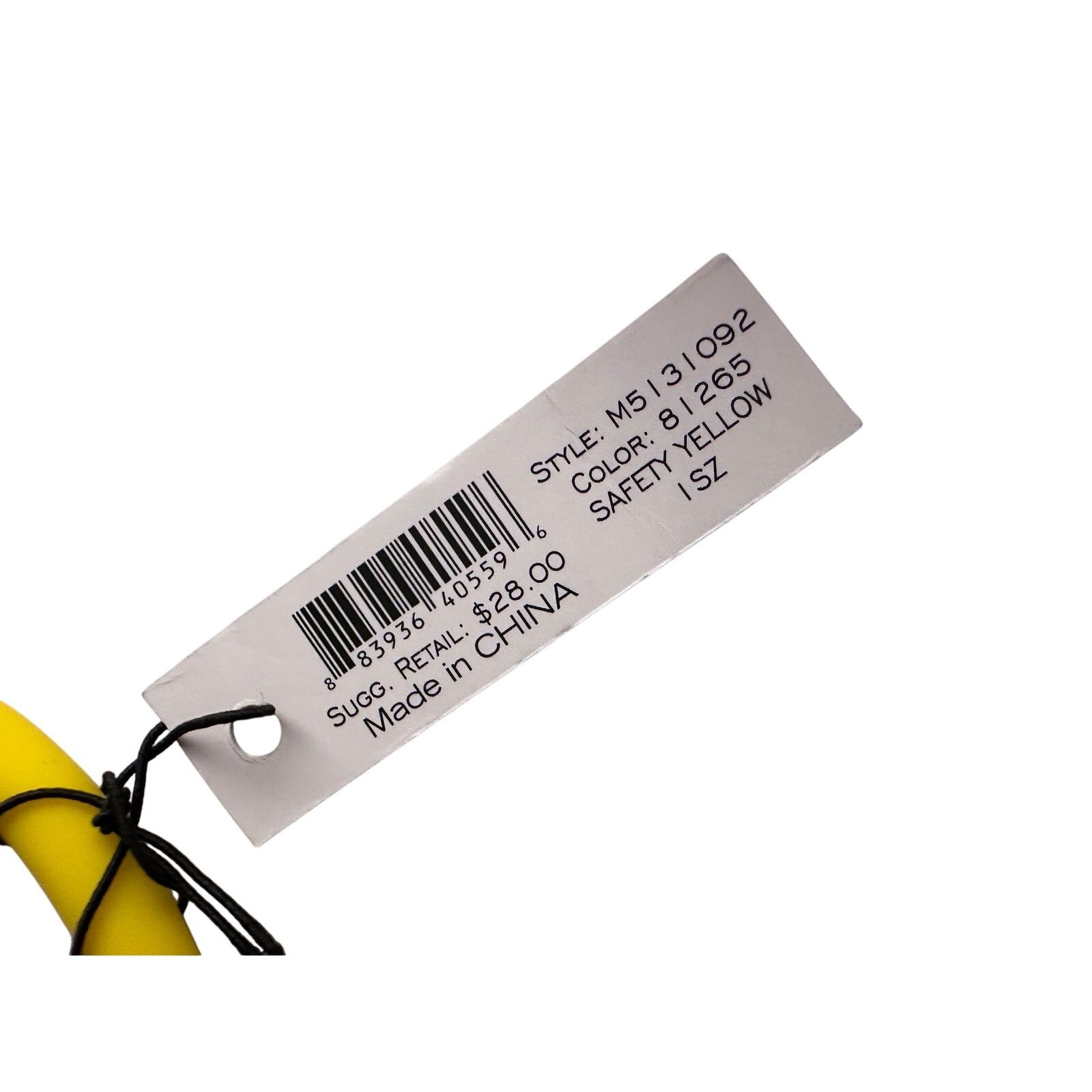 Marc by Marc Jacobs Marc by Marc Jacobs Safety Yellow Bangle Charm Bracelet NWT Size ONE SIZE - 7 Thumbnail