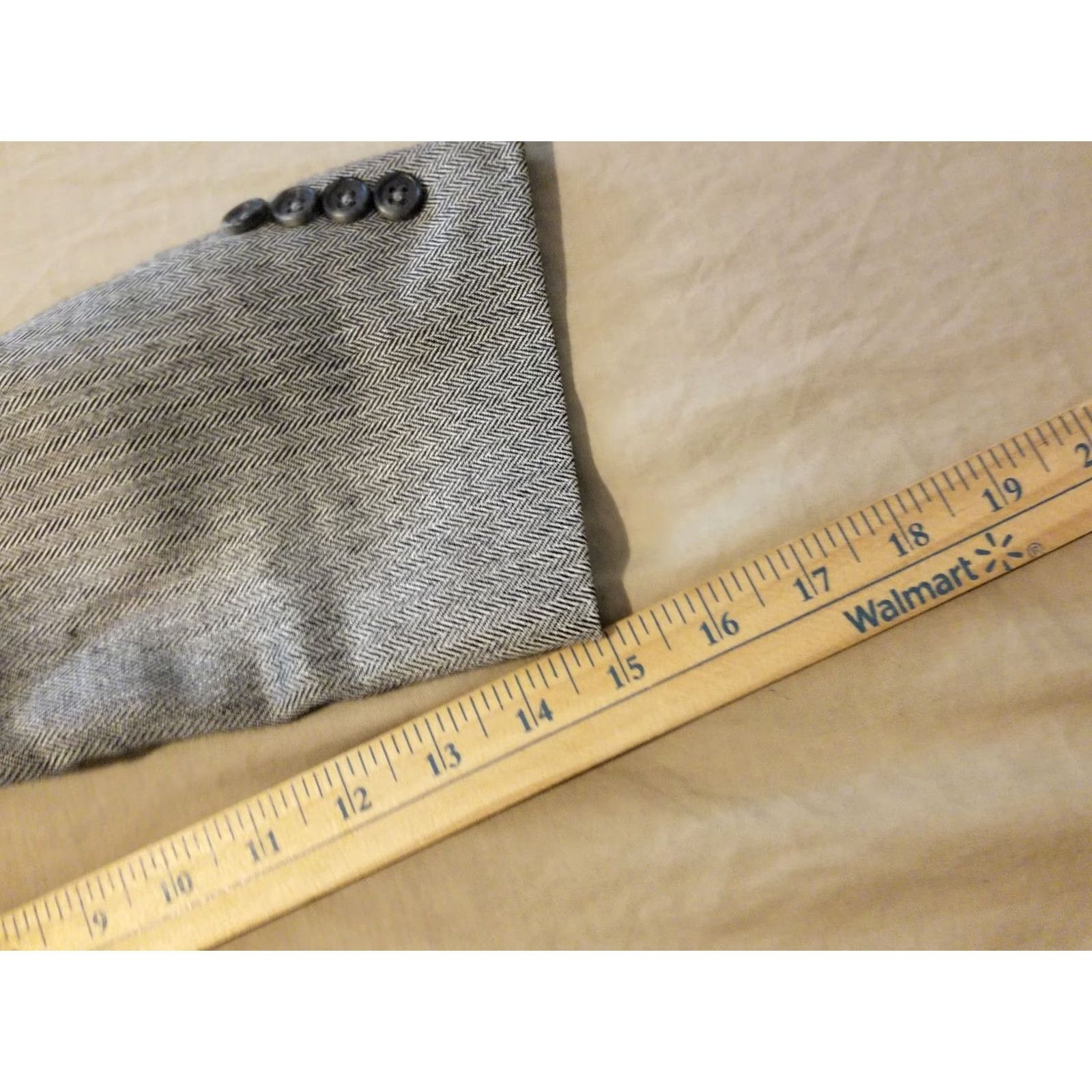 Jos. A. Bank Jos. A. Bank Silk Sports Jacket Blazer 41R Grey Gray Mens 3-in-1 Jacket Blazer Silk Gray Size 42R - 4 Thumbnail