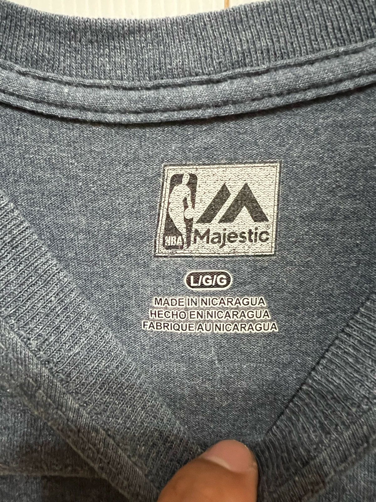 George × Majestic × NBA Vintage 90s NBA INDIANA PACERS Big Logo Crewneck Tshirt Sz M Size US M / EU 48-50 / 2 - 5 Thumbnail