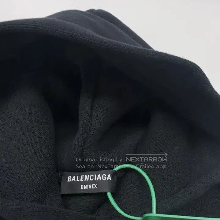 Balenciaga Balenciaga Black Logo Hoodie for Men. Size US M / EU 48-50 / 2 - 4 Thumbnail