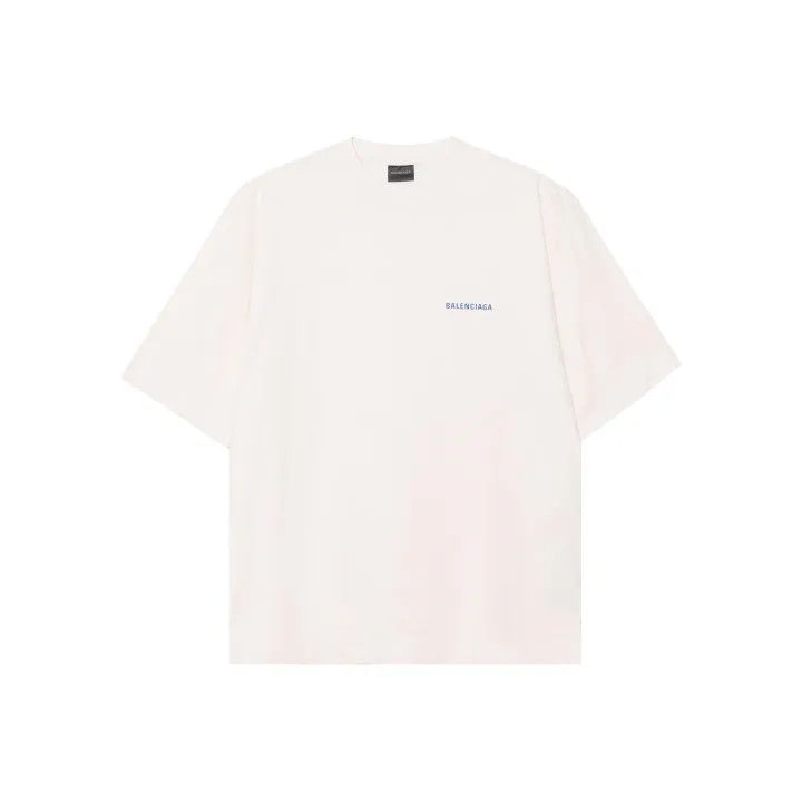 Balenciaga Balenciaga Logo Print Crew Neck Short Sleeve T-Shirt Size US S / EU 44-46 / 1 - 1 Thumbnail